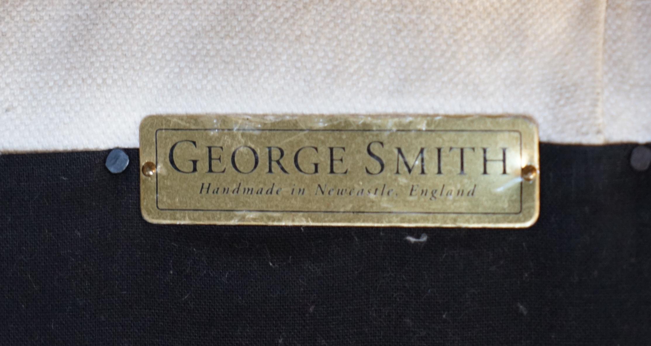 Art Deco EXTRA LARGE GEORGE SMiTH CHESTERFIELD CHELSEA KNIGHT FOOTSTOOL OTTOMAN For Sale