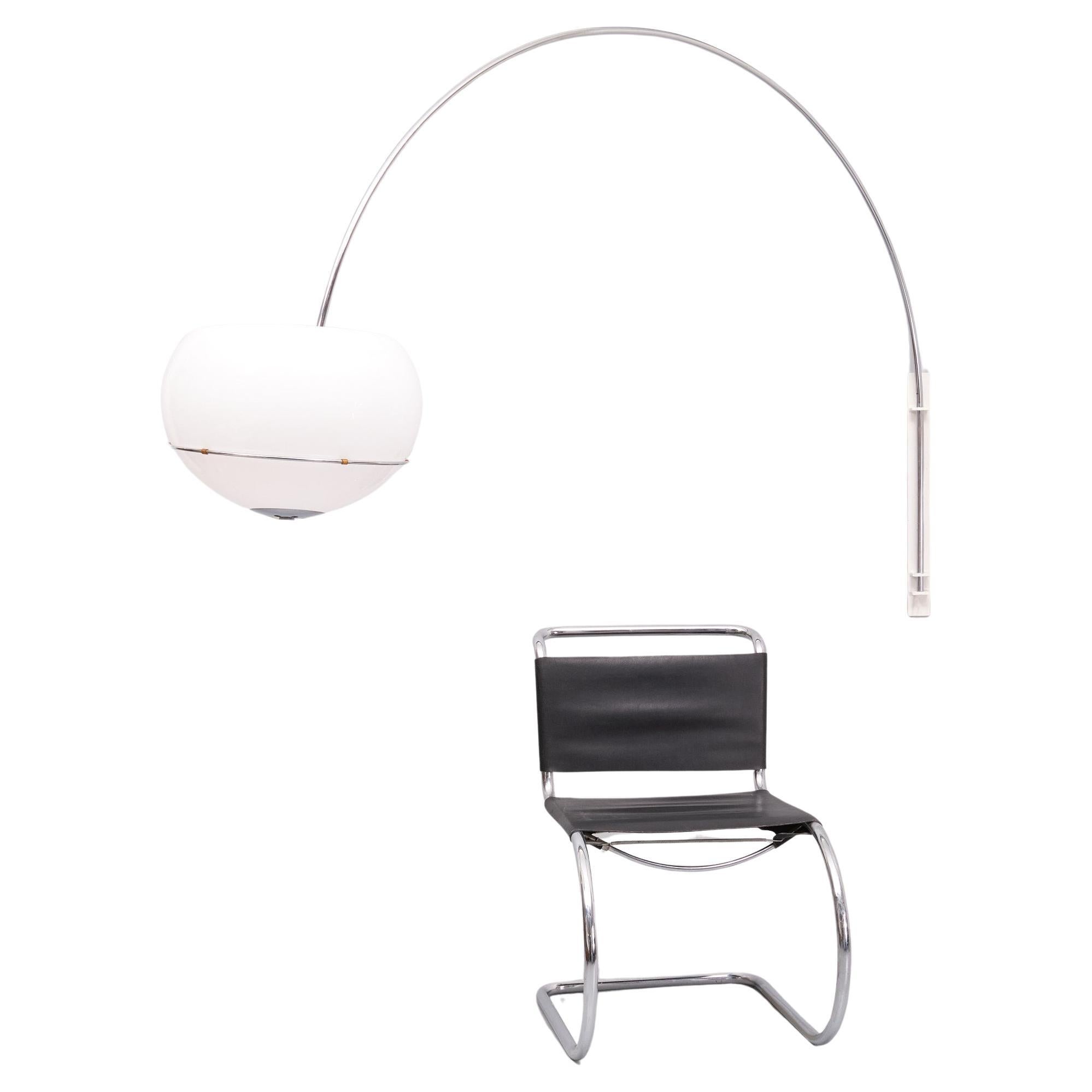 Extra große Gepo Amsterdam Wand Arc-Lampe  1970er Jahre Holland