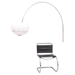 Extra große Gepo Amsterdam Wand Arc-Lampe  1970er Jahre Holland