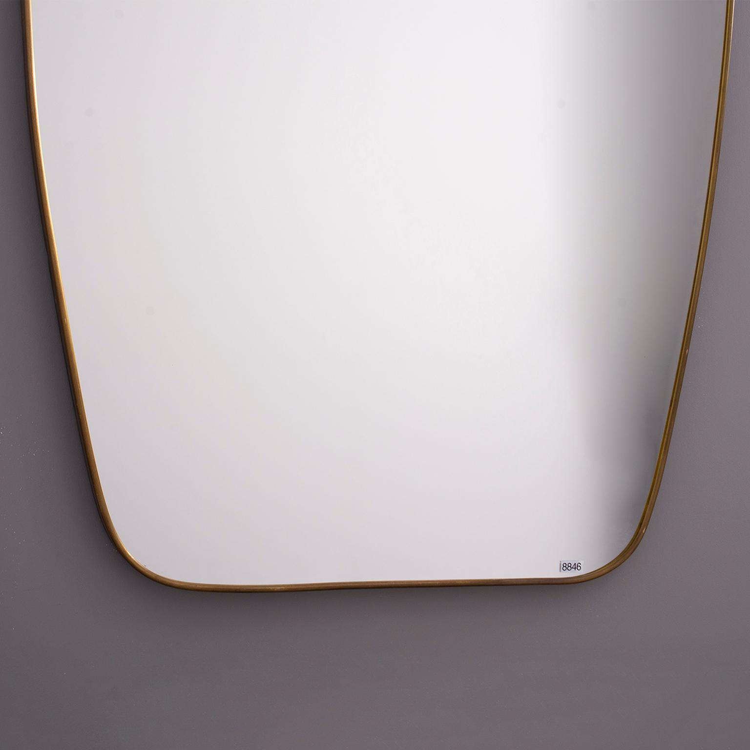 Italian Extra Large Gio Ponti Style Mirror