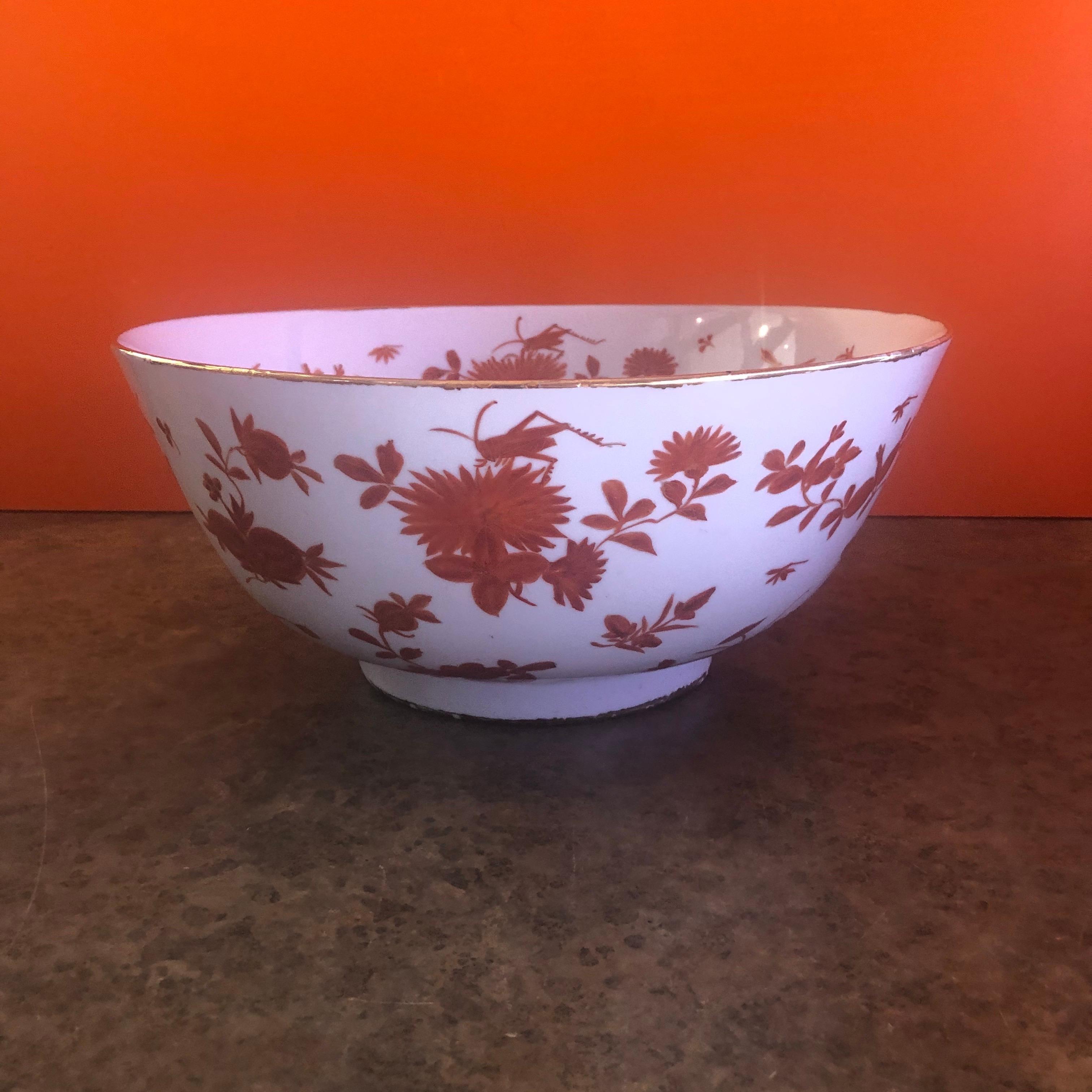 hand painted porcelain bowl