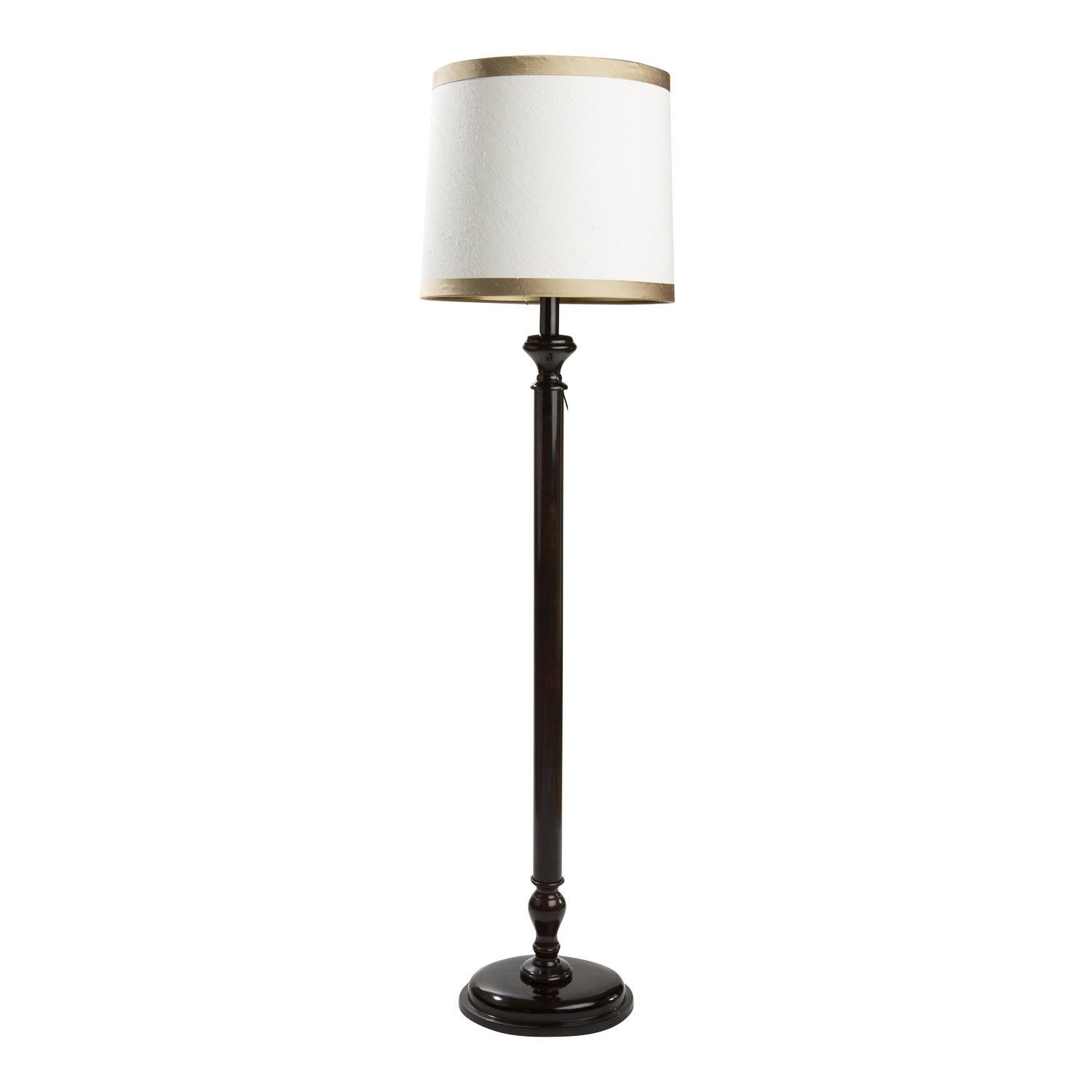 Stile Adam Lampada da tavolo a bastone per candele in ottone extra large realizzata a mano con finitura in bronzo in vendita