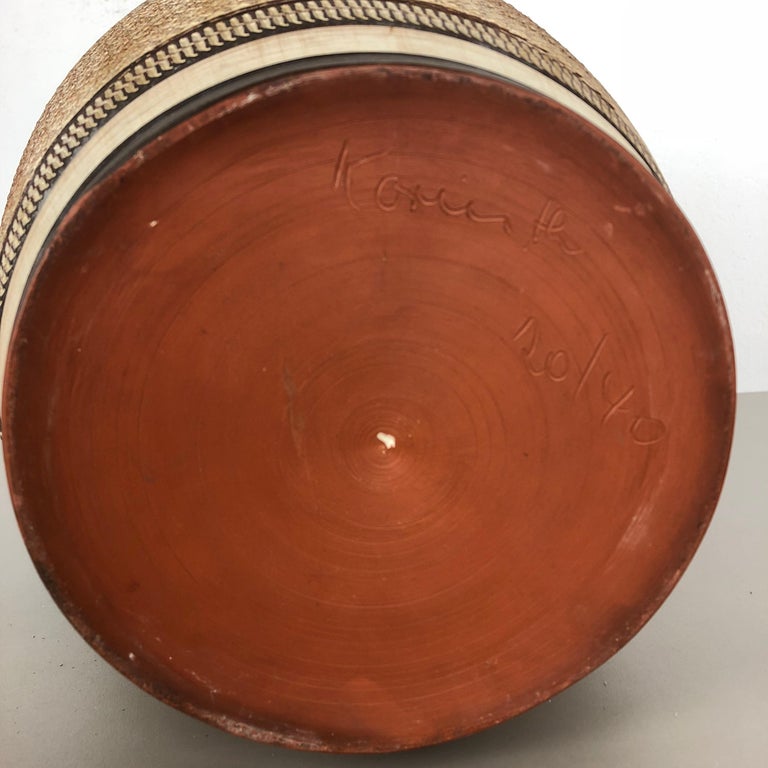 Extra Large Handmade Ceramic Pottery Floor Vase 