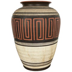 Extra Large Handmade Ceramic Pottery Floor Vase "Korinth", Germany, 1960s