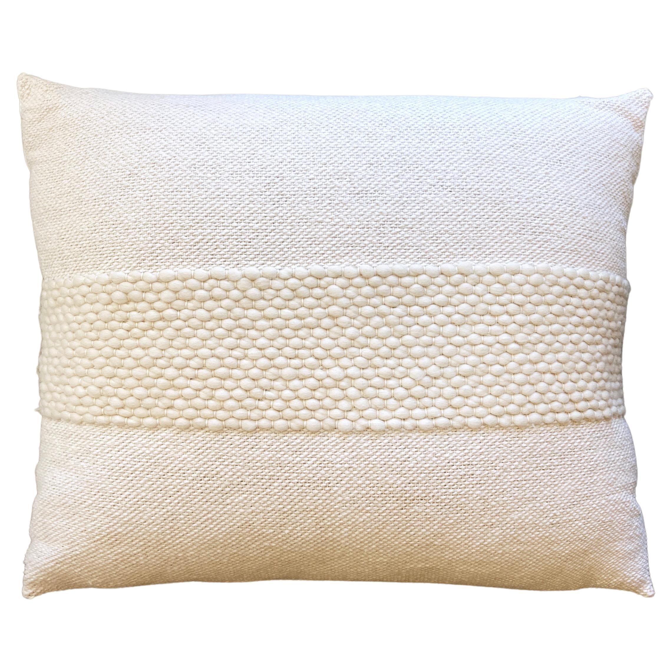 large cream throw pillows