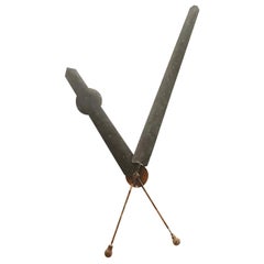 Vintage Extra Large Industrial Clock Hands, France, 1940s