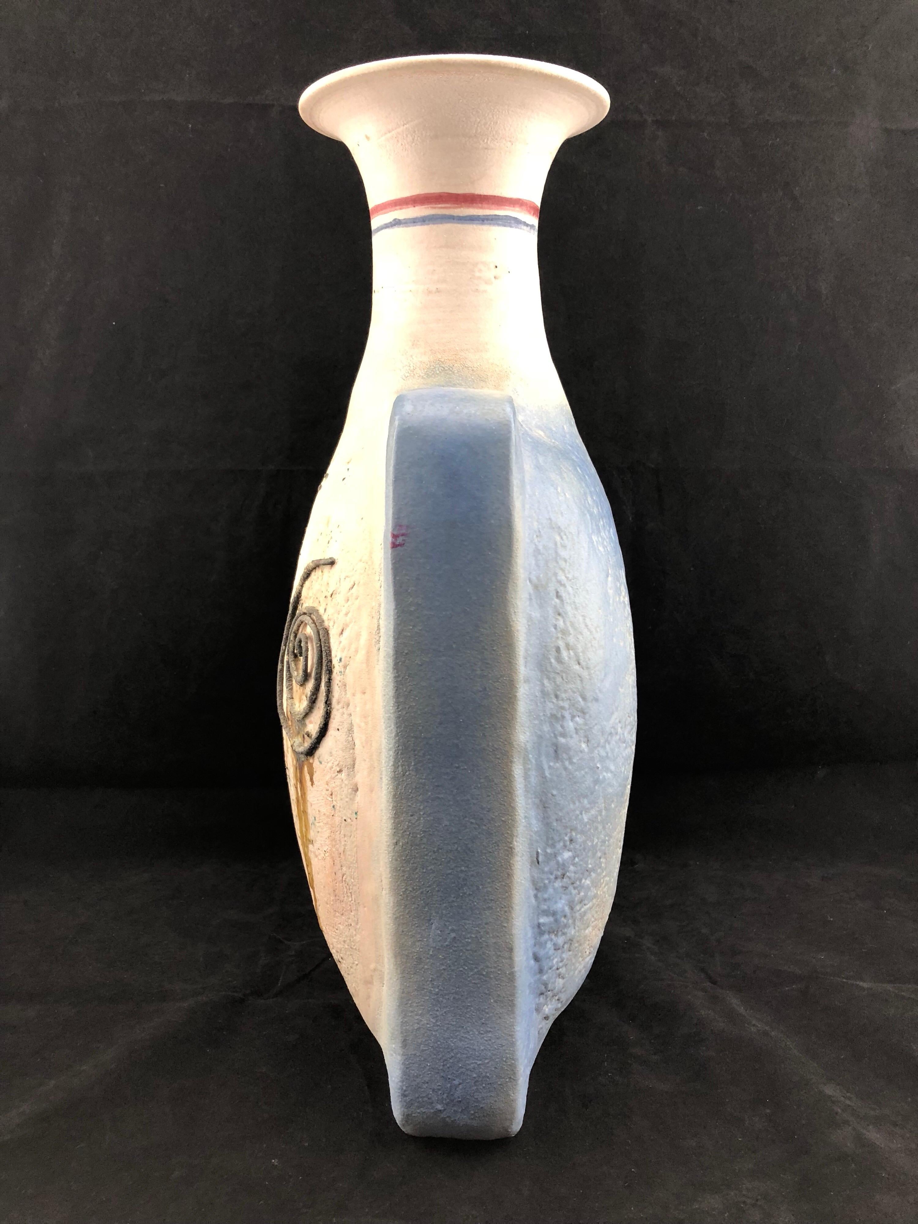 Extra Large Italian Vase Designed by Ivo de Santis for Gli Utruschi 2