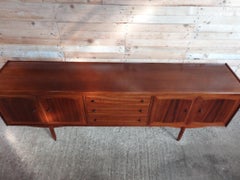 Extra Large Organic Teak 1960 Retro Minimalistic Sideboard / Credenza