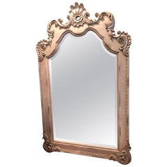 8 ft. Tall Hollywood Regency Style Leaning or Wall Mount Mirror