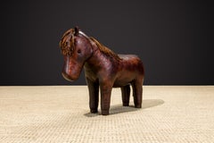 Tabouret de cheval en cuir extra-large de Dimitri Omersa pour Omersa & Co, 1990