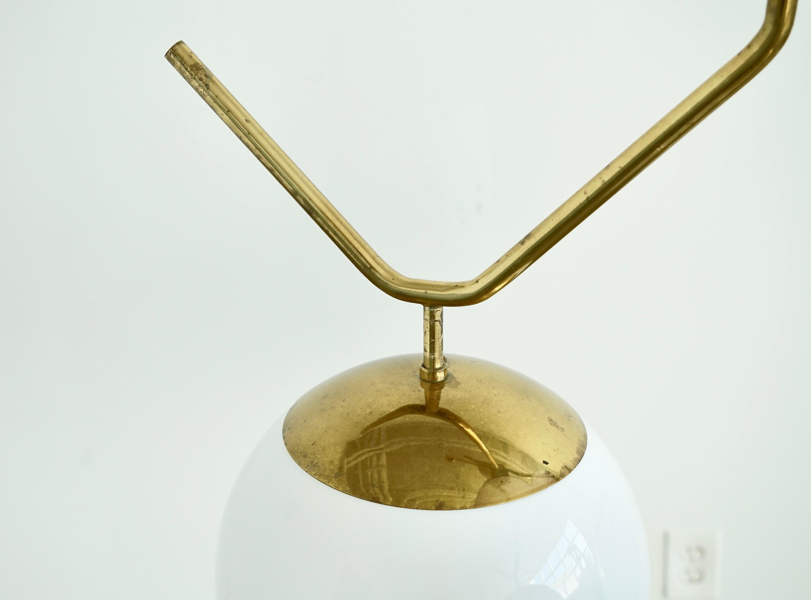 Iluminación extragrande de Paavo Tynell para Idman Oy / 3 disponibles Vidrio soplado en venta