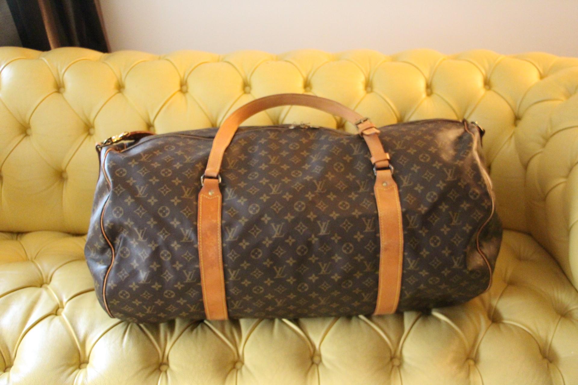 Extra Large Louis Vuitton Monogram Canvas Polochon Travel Bag, Large Louis Vuitt 2