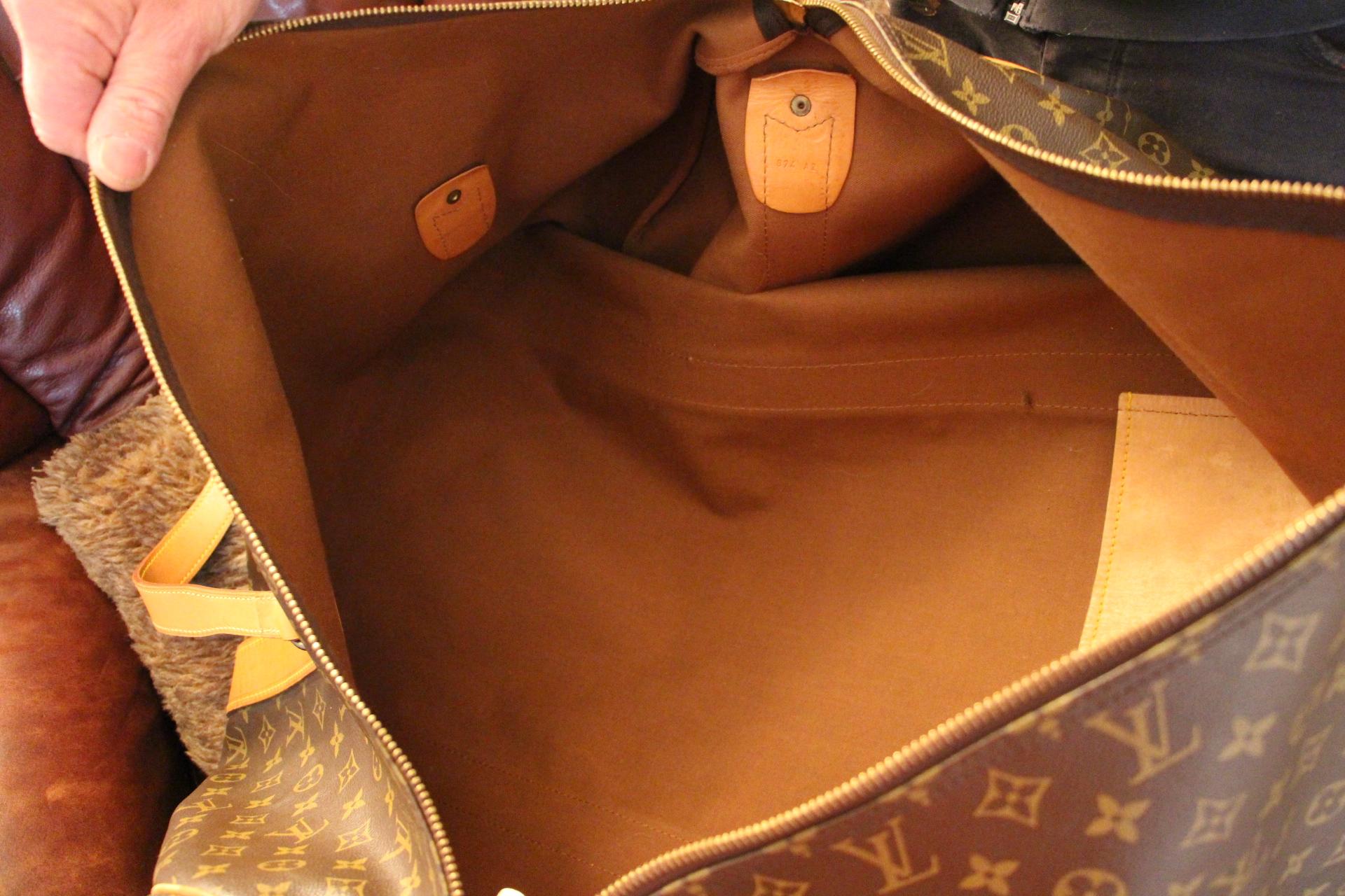 Extra Large Louis Vuitton Monogram Canvas Polochon Travel Bag, Large Louis Vuitt 8