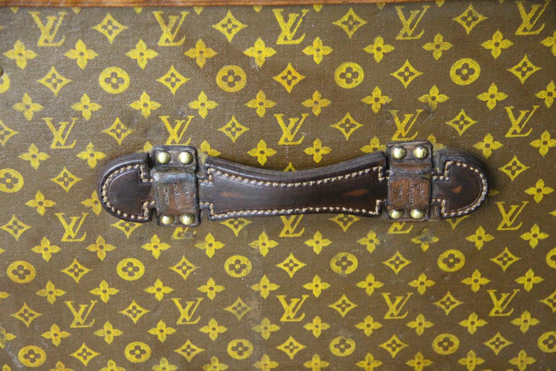 Baule a vapore extra large di Louis Vuitton, baule alto in tela Monogram di Vuitton in vendita 8