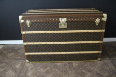Extra große Louis Vuitton Dampftruhe, Vuitton Malle Haute 110 Truhe
