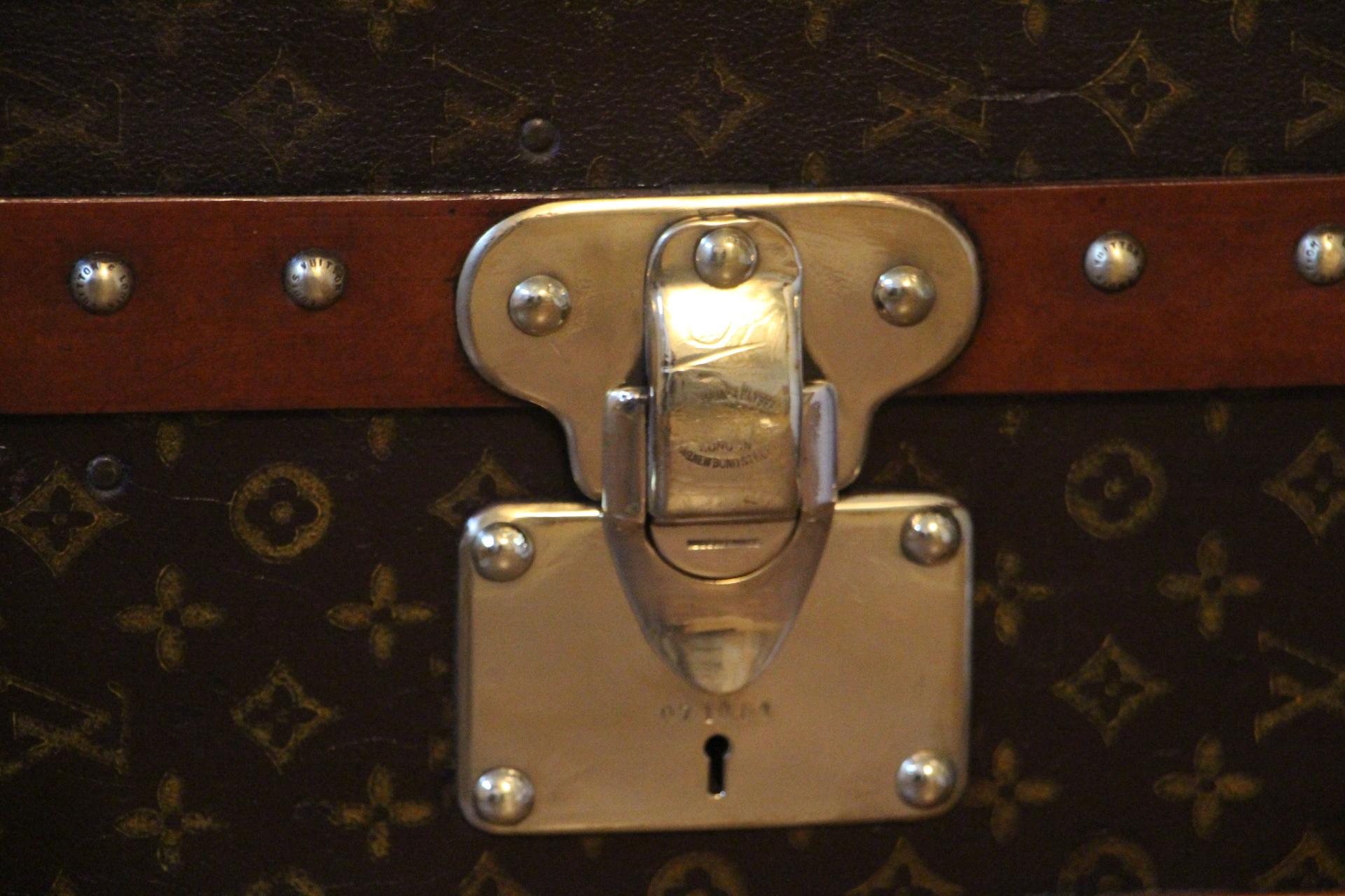 Early 20th Century Extra Large Louis Vuitton Wardrobe Steamer Trunk, Louis Vuitton Trunk