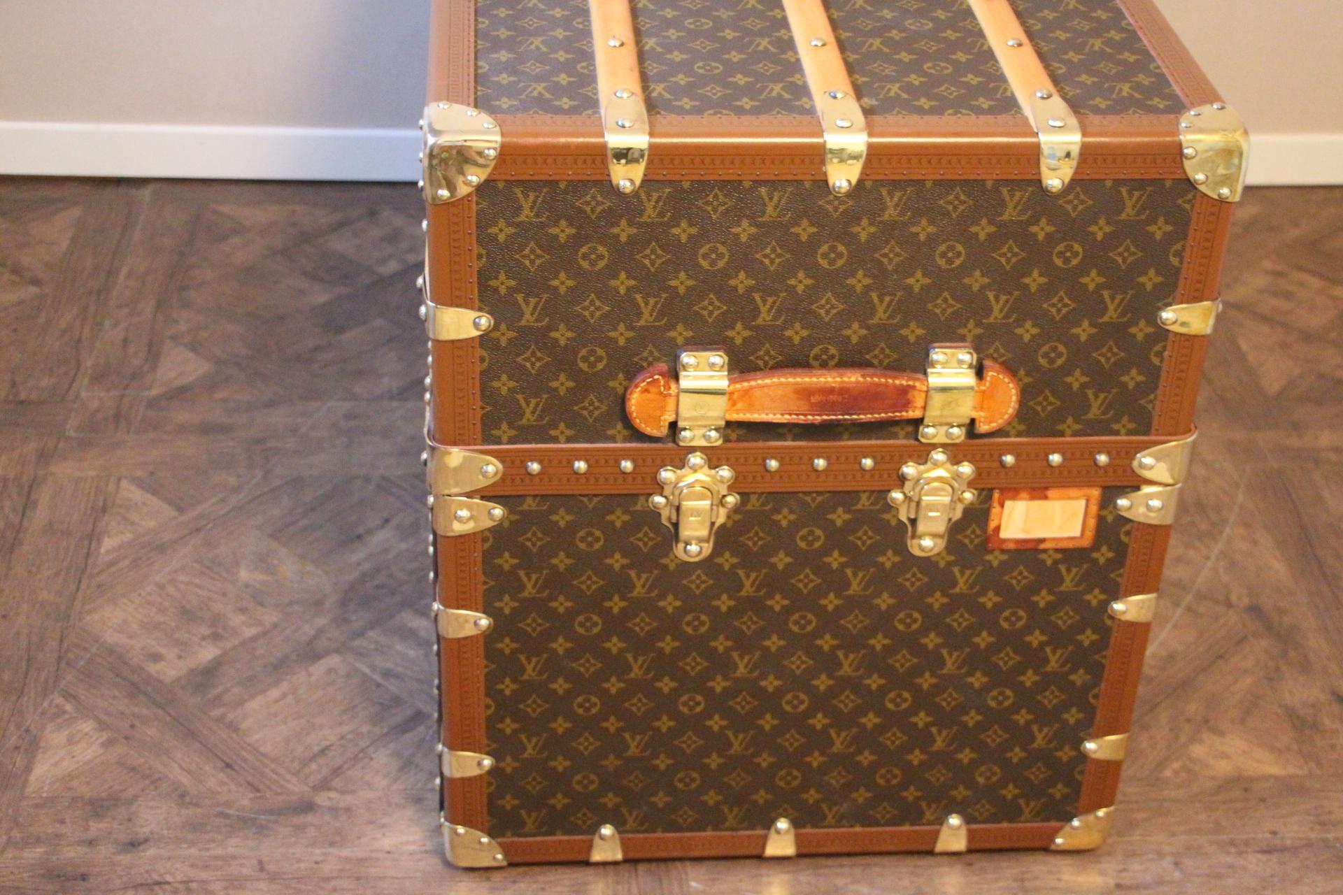 Wood Extra Large Louis Vuitton Wardrobe Trunk, Louis Vuitton Trunk, Louis Vuitton