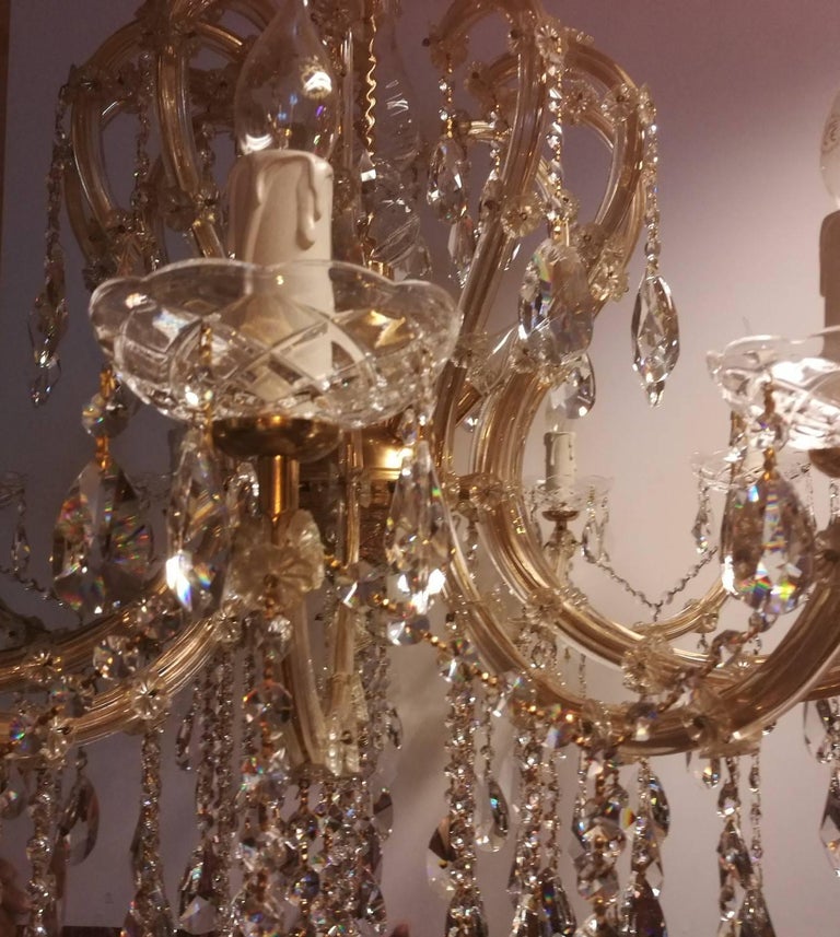Extra Large Maria Theresa Twenty-Light Chandelier, Italy ...