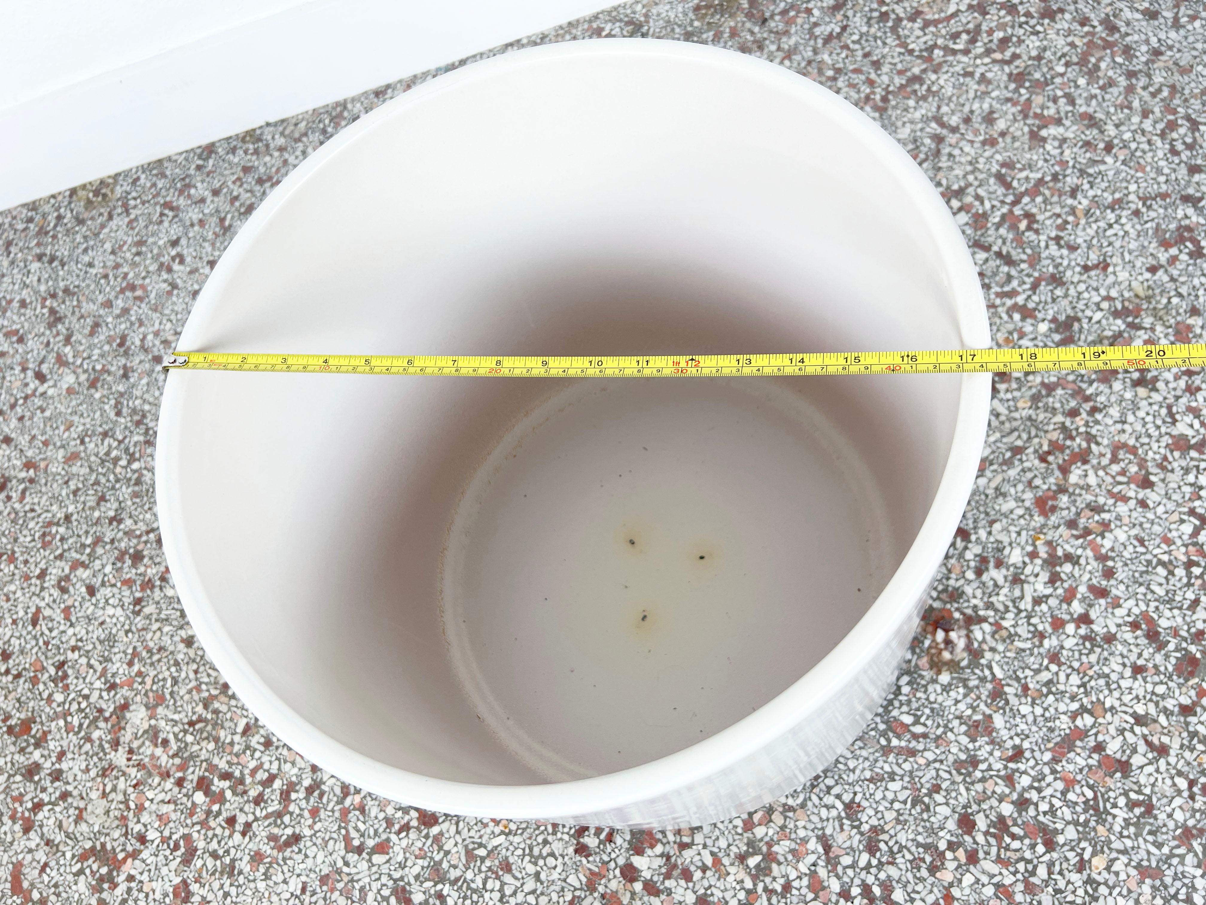 extra large white planter