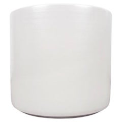 Retro Extra Large Matte White Planter by Gainey Ceramics