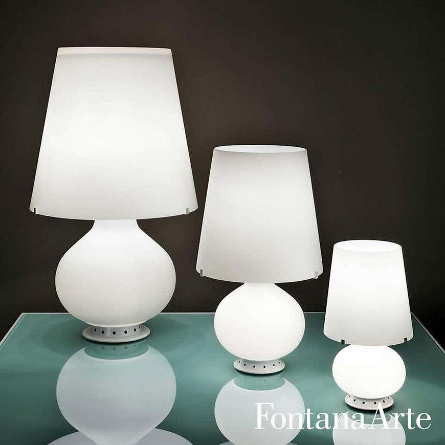 Large Max Ingrand Model #1853 'Fontana' Glass Table Lamp for Fontana Arte 5
