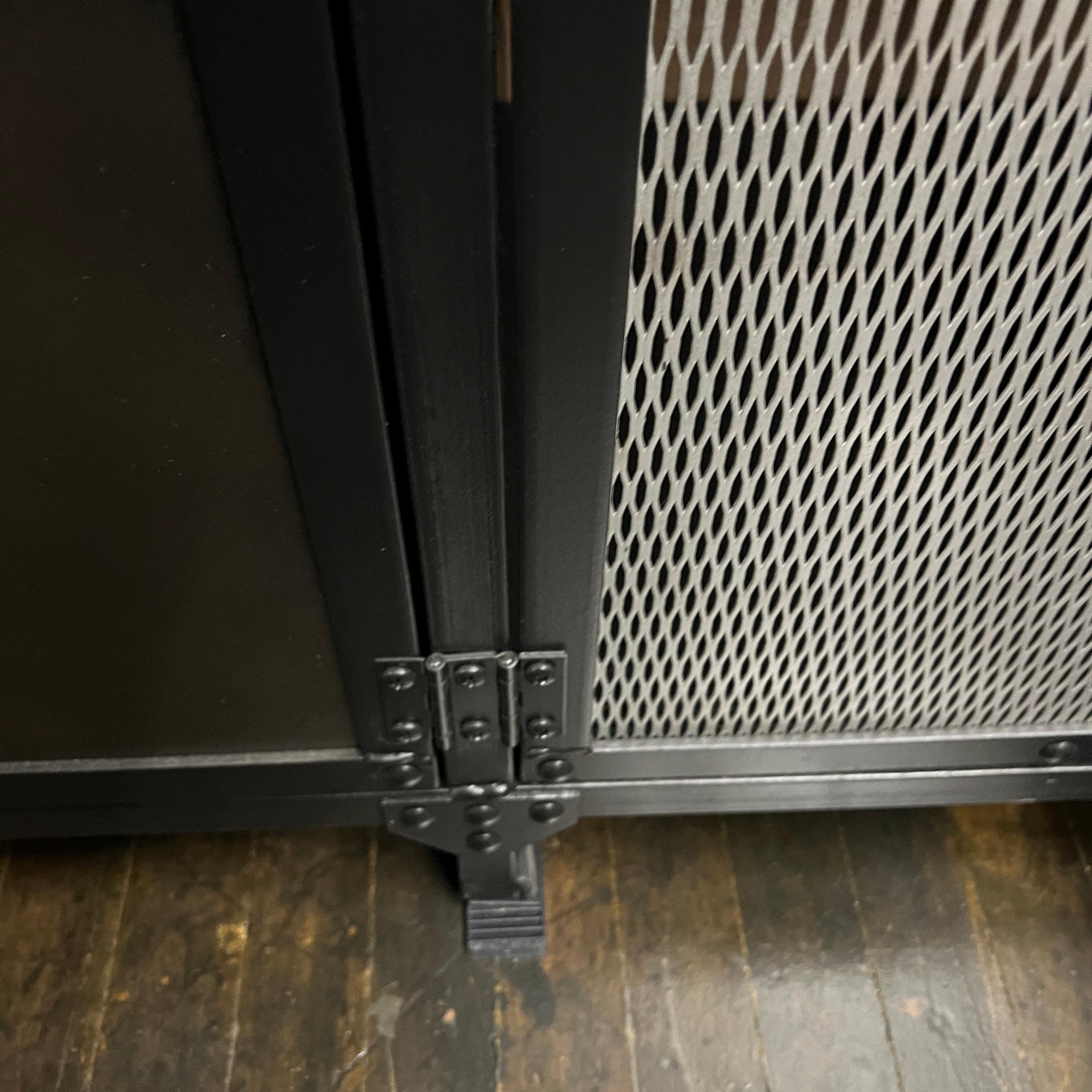 Extra Large Media Credenza with an Industrial Vibe 3
