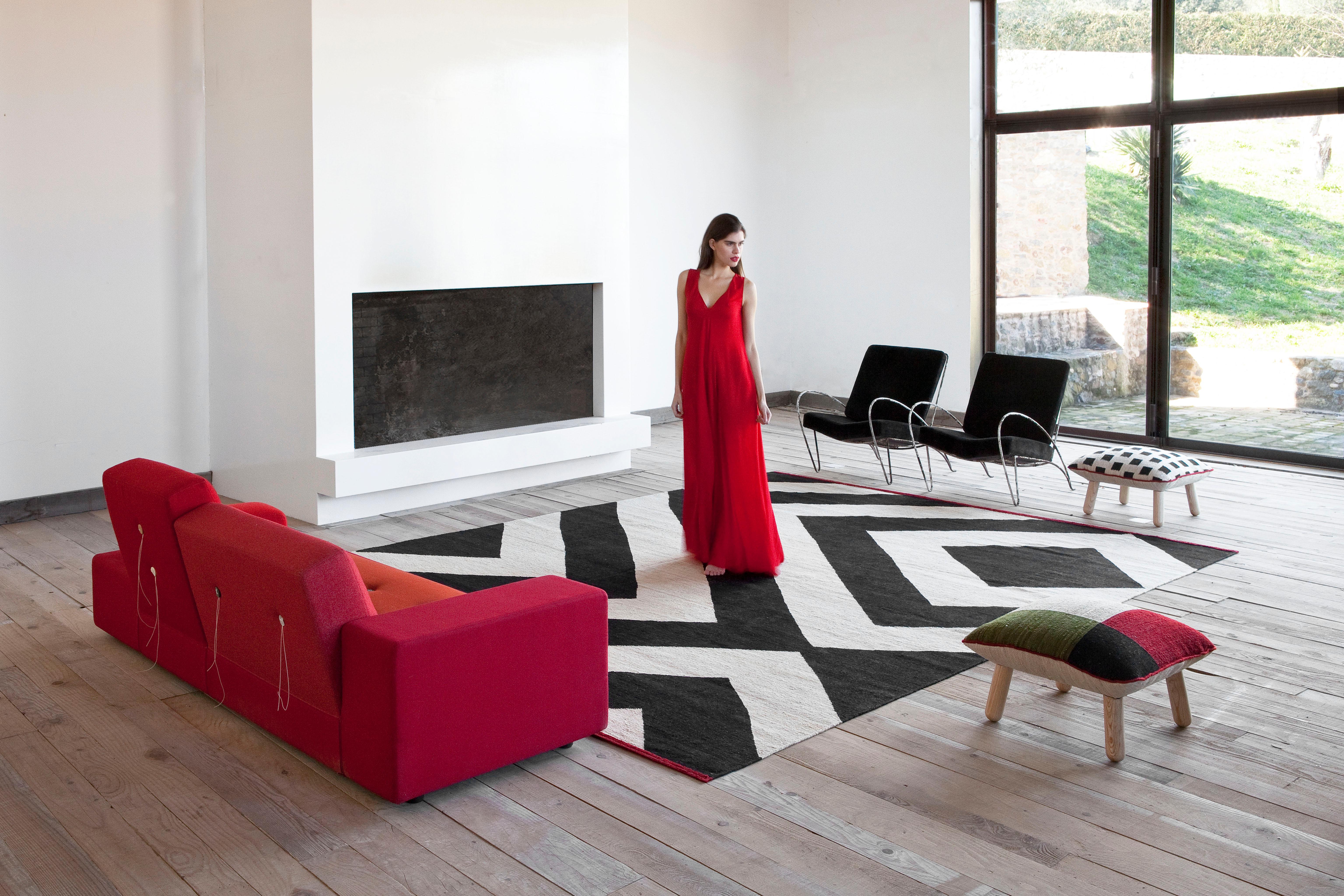 Extra Large 'Mélange Zoom' Hand-Loomed Rug by Sybilla for Nanimarquina.

Executed in 100% hand-loomed Afghan wool. 'Me´lange' is the perfect combination of tradition and modernity, craft and design, past and future. Its simplification of classic