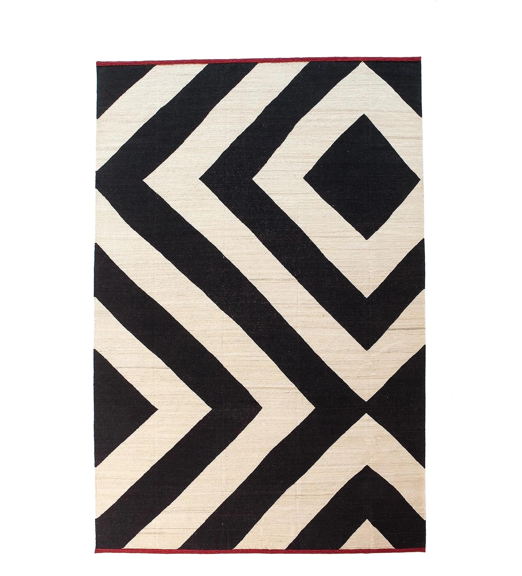 Großer handgewobener Teppich „Mélange Zoom“ von Sybilla für Nanimarquina (Wolle) im Angebot
