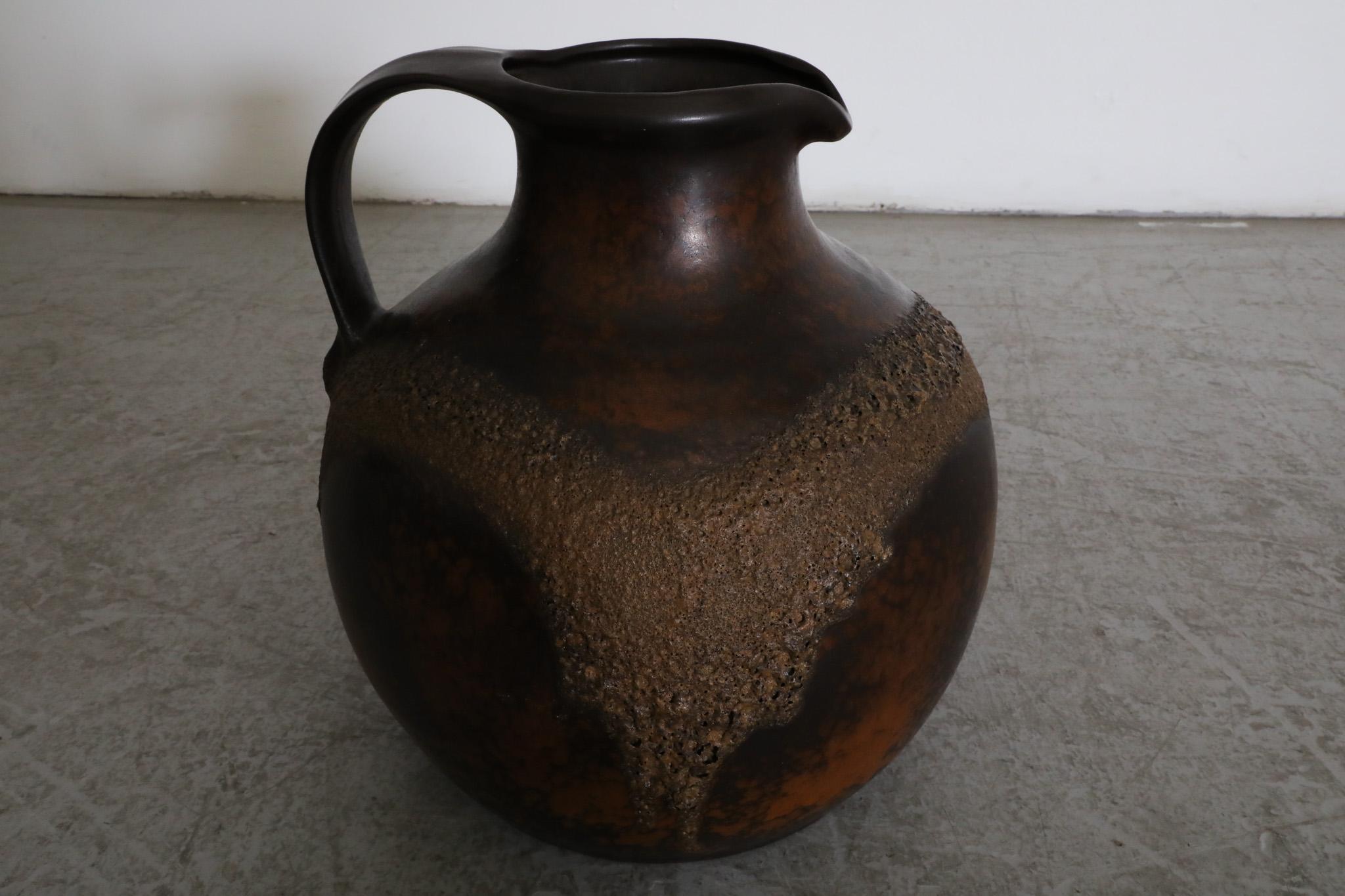 Extra Large Mid-Century Dutch Ceramic Jug by Zaalberg For Sale 13