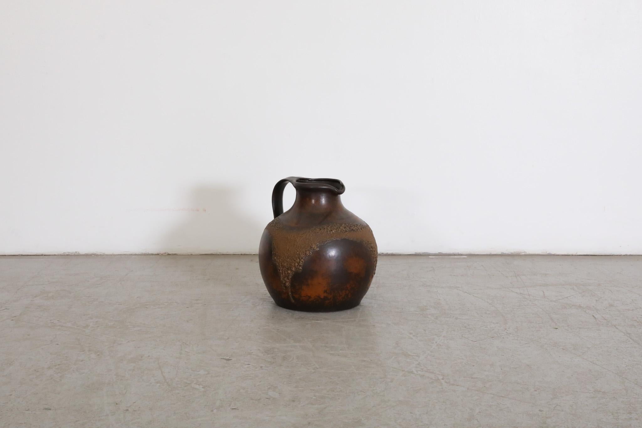 Extra Large Mid-Century Dutch Ceramic Jug by Zaalberg In Good Condition For Sale In Los Angeles, CA