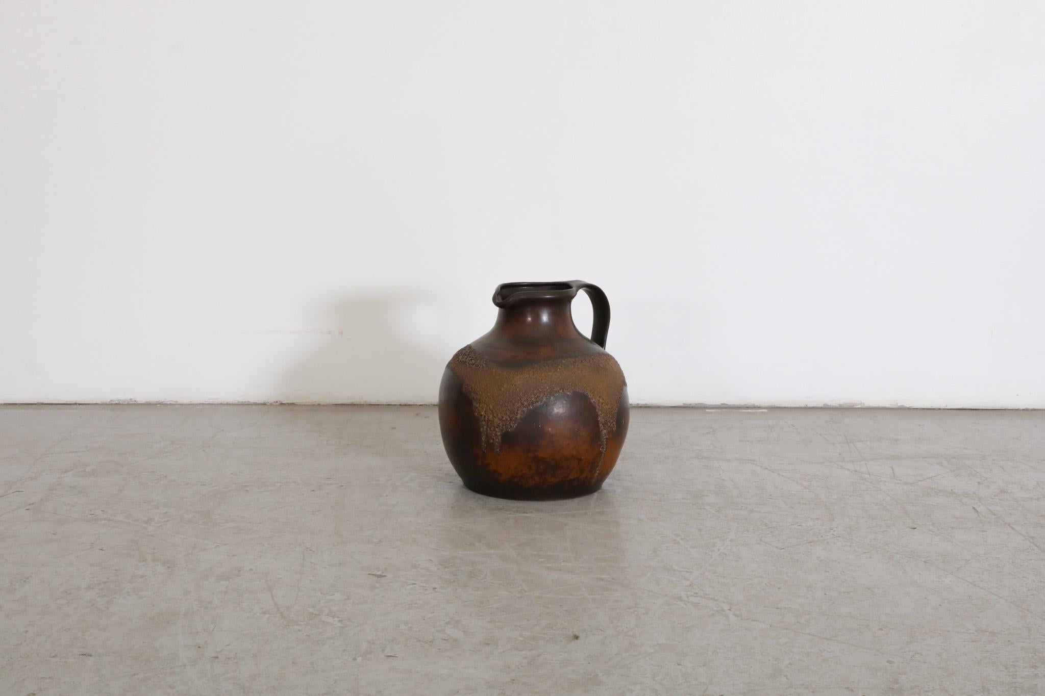 Milieu du XXe siècle Très grande cruche en céramique hollandaise du milieu du siècle par Zaalberg en vente