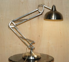 EXTRA LARGE MiD CENTURY MODERN ANGLEPOISE ARTICULATED TABLE LAMP FROM NICE