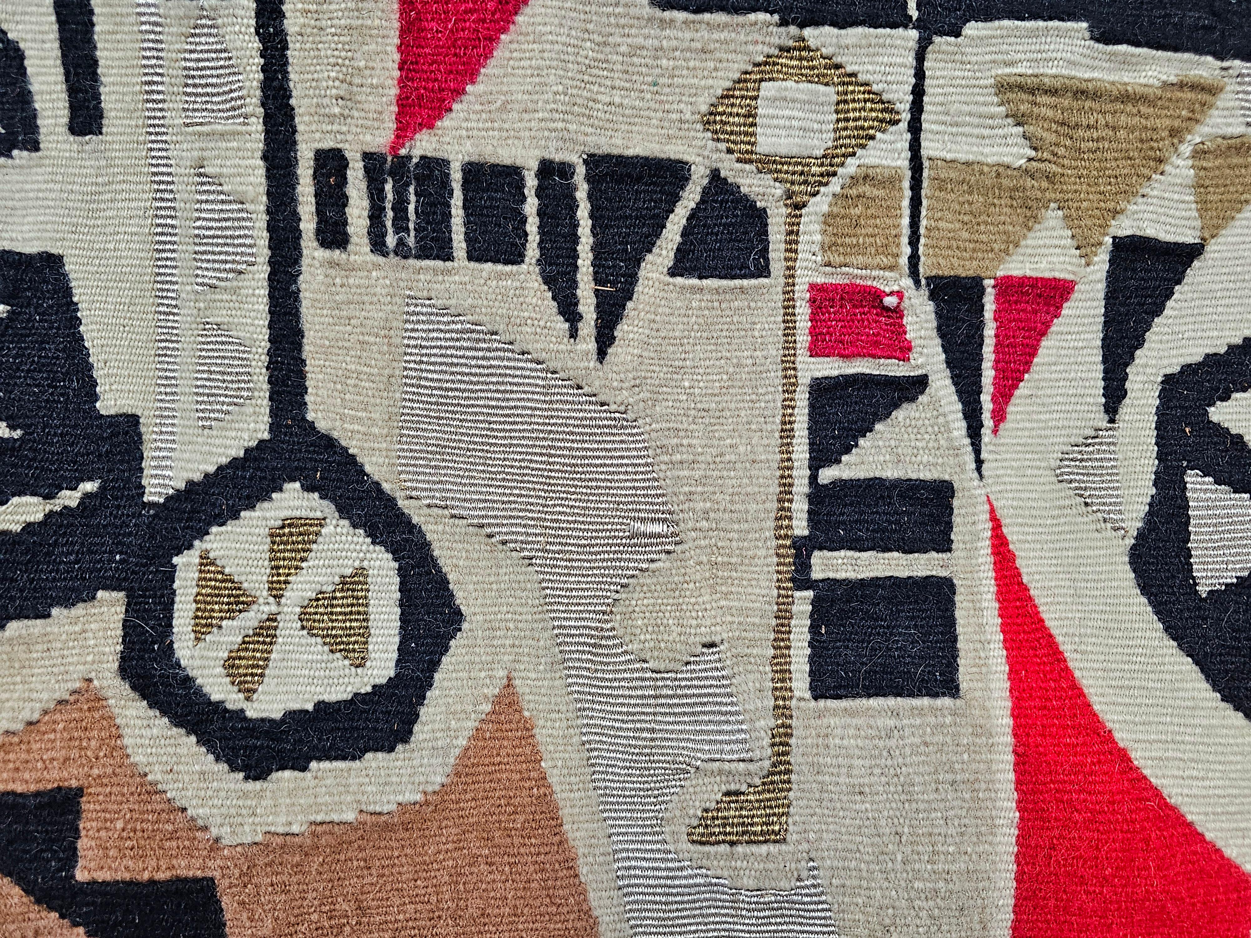 Extra Large Mid Century Modern Tapestry by Yugoslav Artist Mateja Rodiqi im Angebot 3