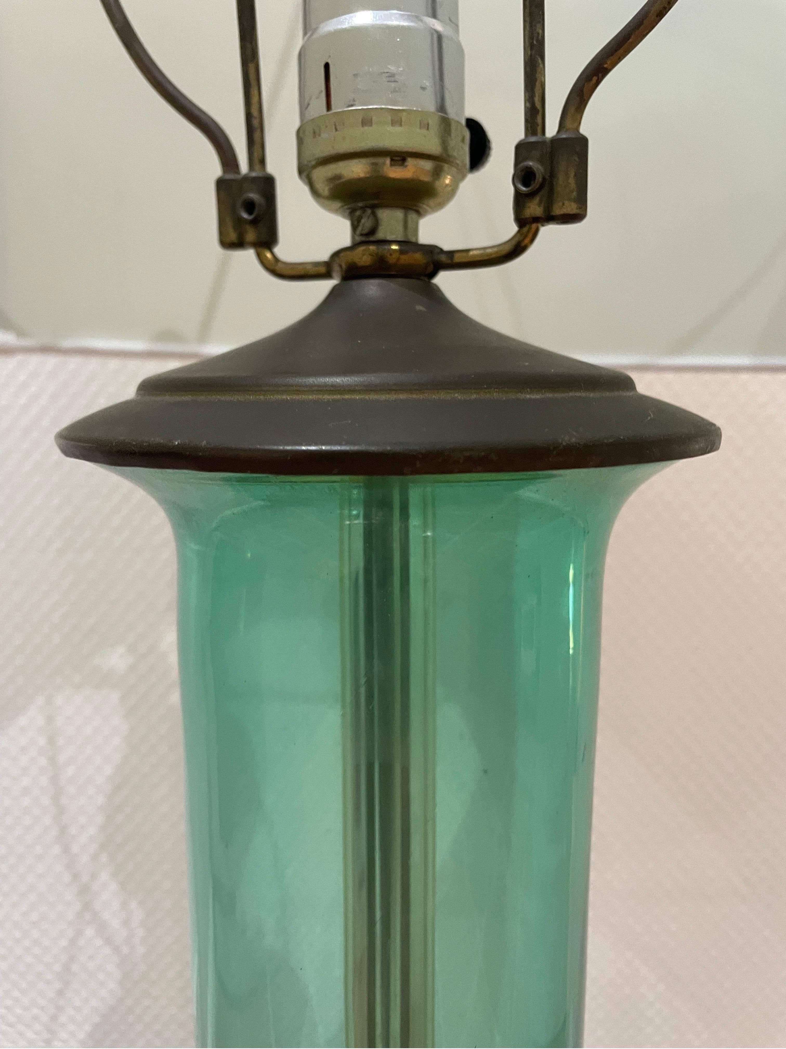 Nord-américain Très grande lampe de table Mid-Century en vente
