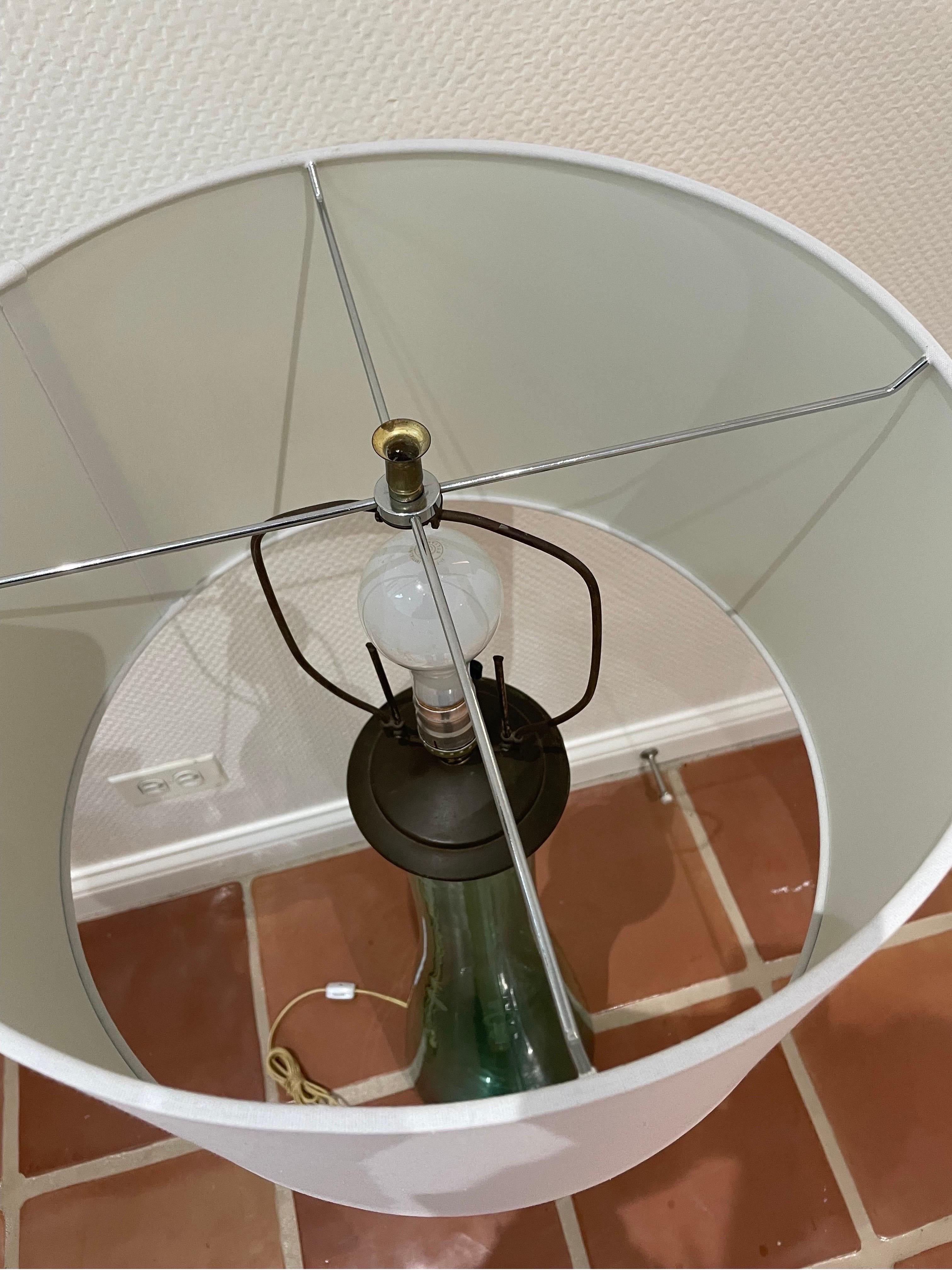 20ième siècle Très grande lampe de table Mid-Century en vente