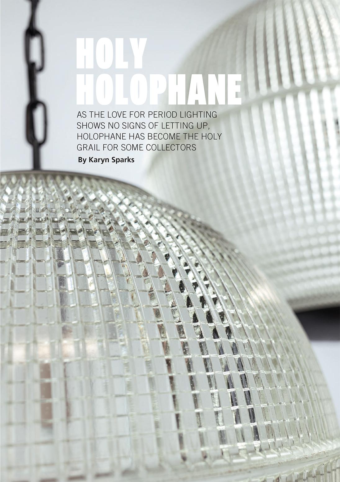 Extra Large Midcentury Parisian Glass Globe Ball Pendant Lights, Holophane, Pair 1