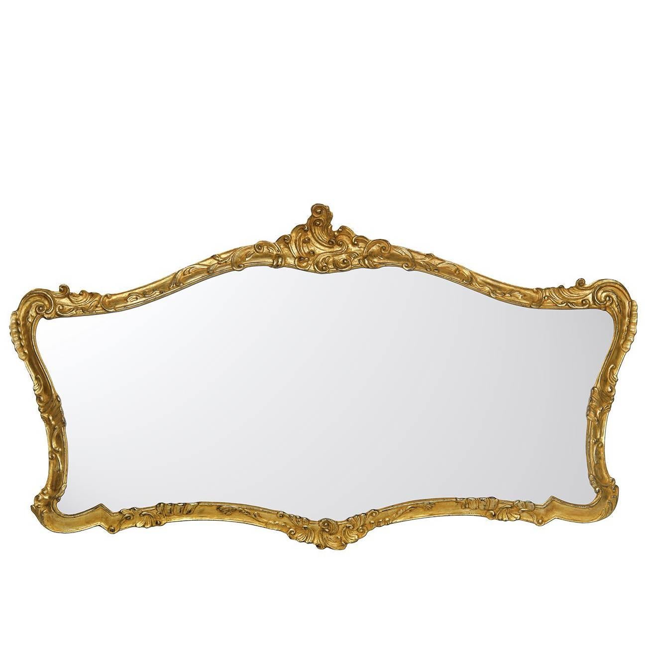 Extra Large Mirror with Gold Leaf