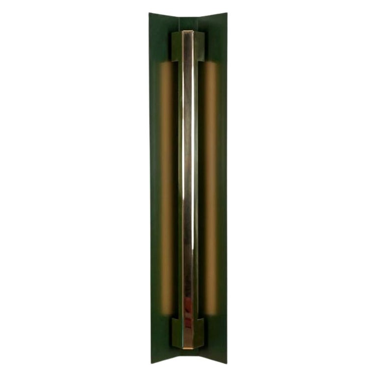 Lampada da parete extra large Misalliance Ex Bottle Green di Lexavala