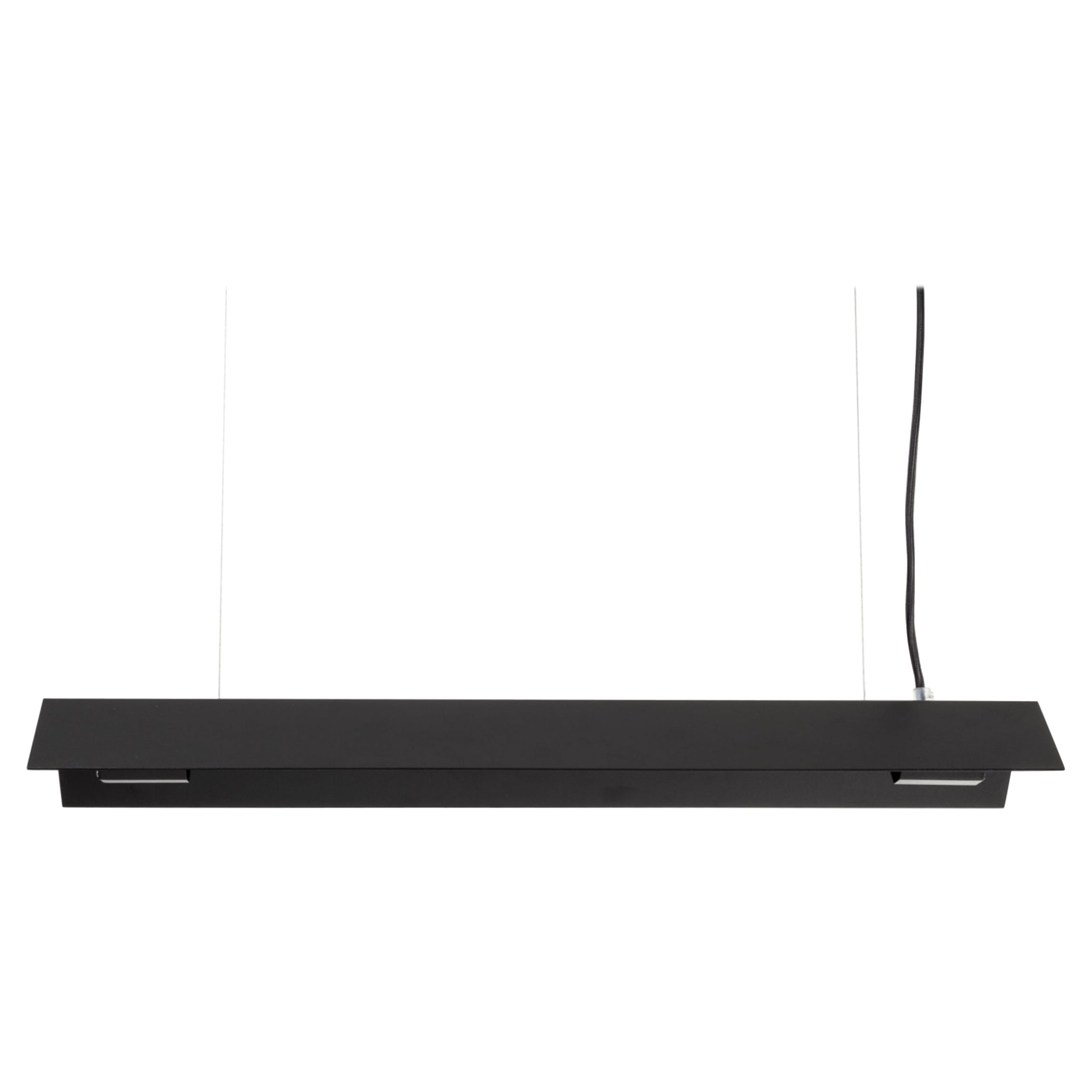 Lampada a sospensione extra large Misalliance Ral Jet Black di Lexavala