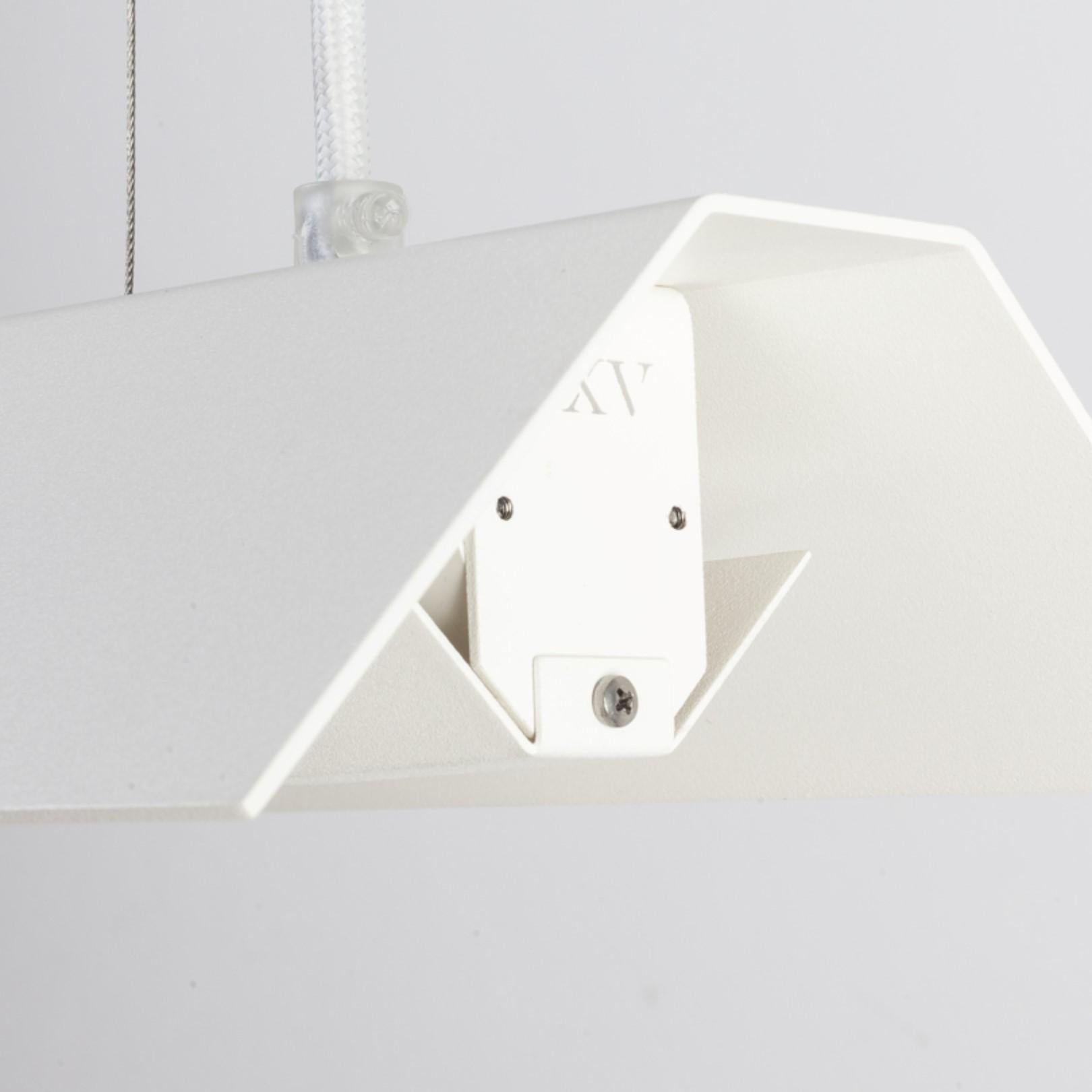 Polacco Lampada a sospensione extra large Misalliance Ral Pure White di Lexavala in vendita