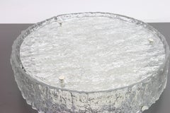 1 von 2 Extra große Murano-Glas-Einbauleuchte von Kaiser, Deutschland, 1960er Jahre