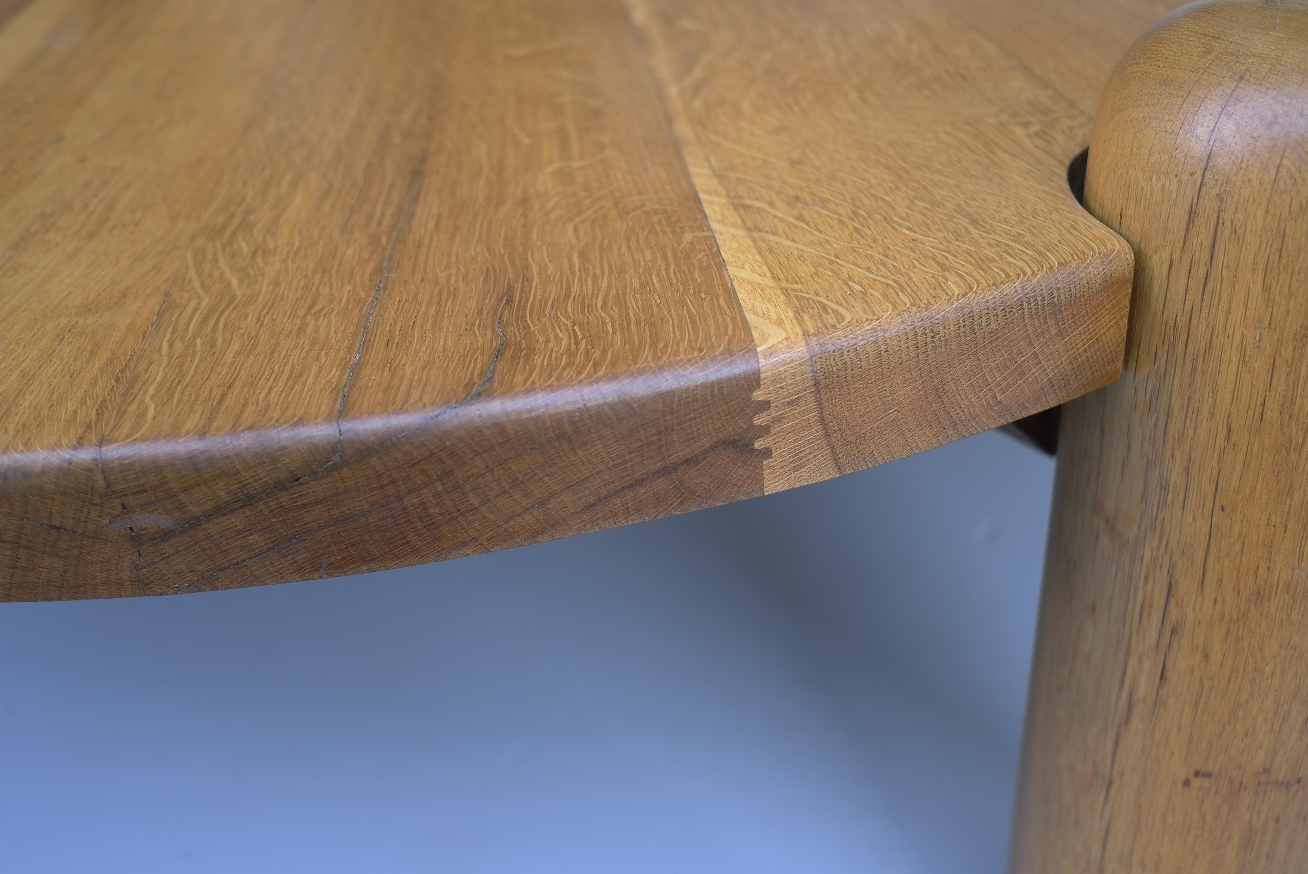 extra large oak coffee table