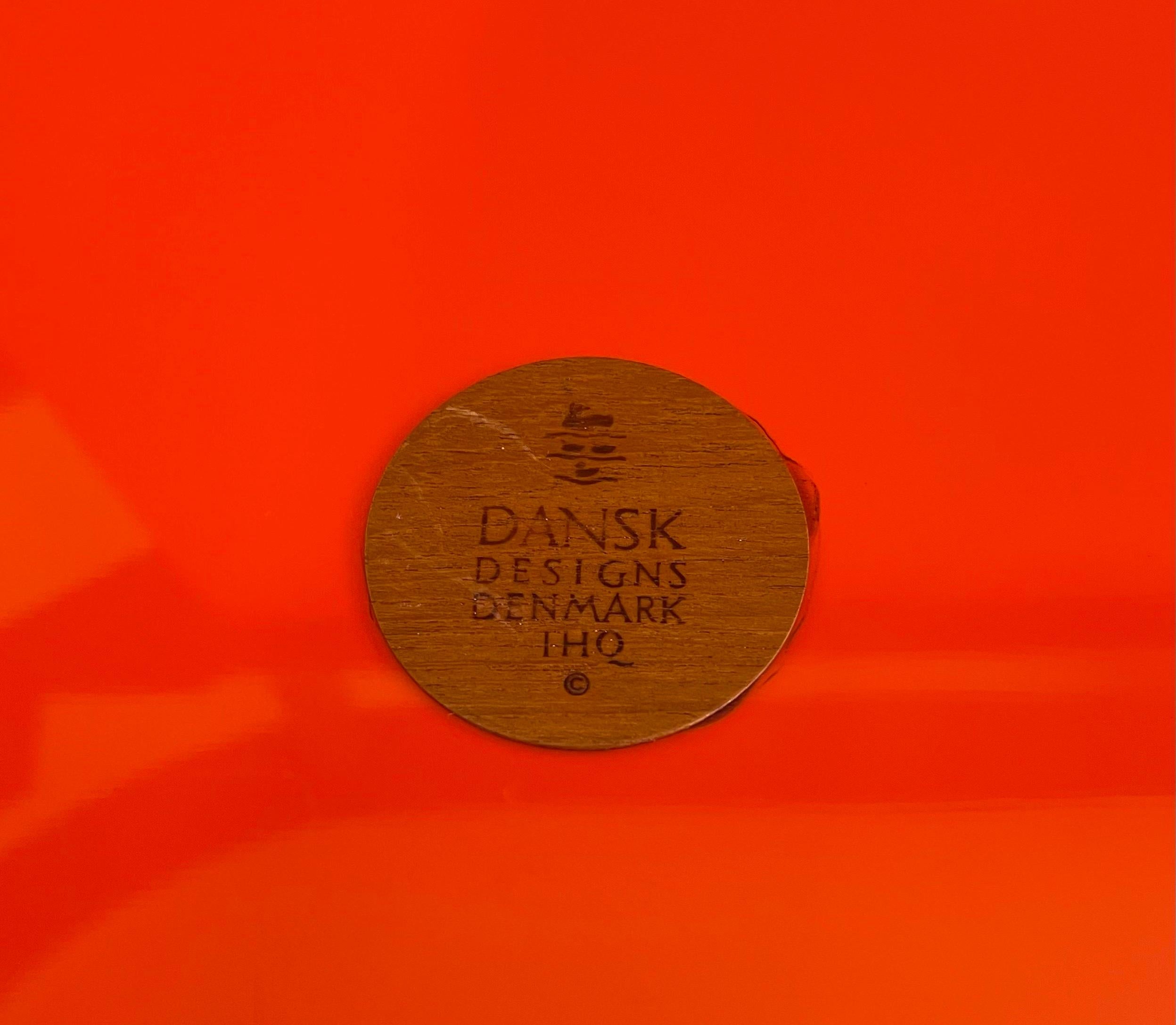 Extra Large Orange Lacquer Tray by Jens Quistgaard for Dansk- Early Production 2