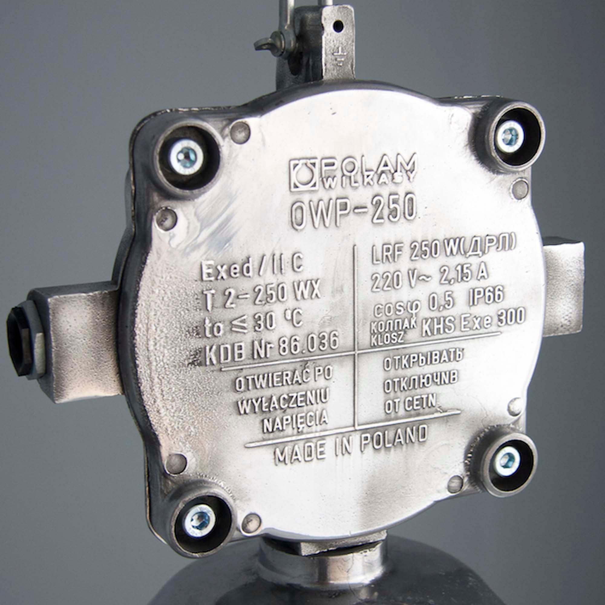 Extra große polnische Vintage-Industriekäfig-Deckenleuchte von Polam-Wilkasy (Polnisch) im Angebot