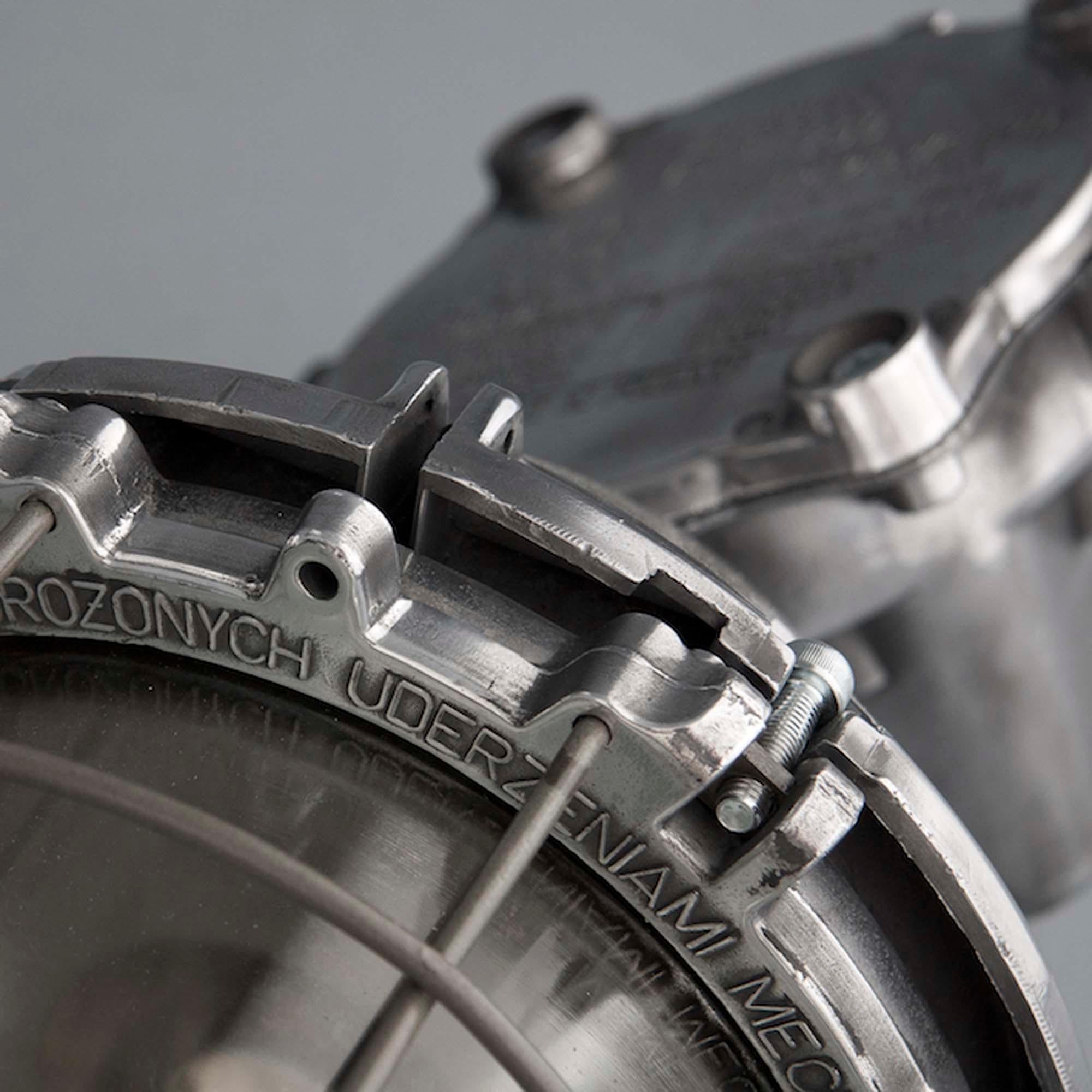 Extra große polnische Vintage-Industriekäfig-Deckenleuchte von Polam-Wilkasy im Angebot 1