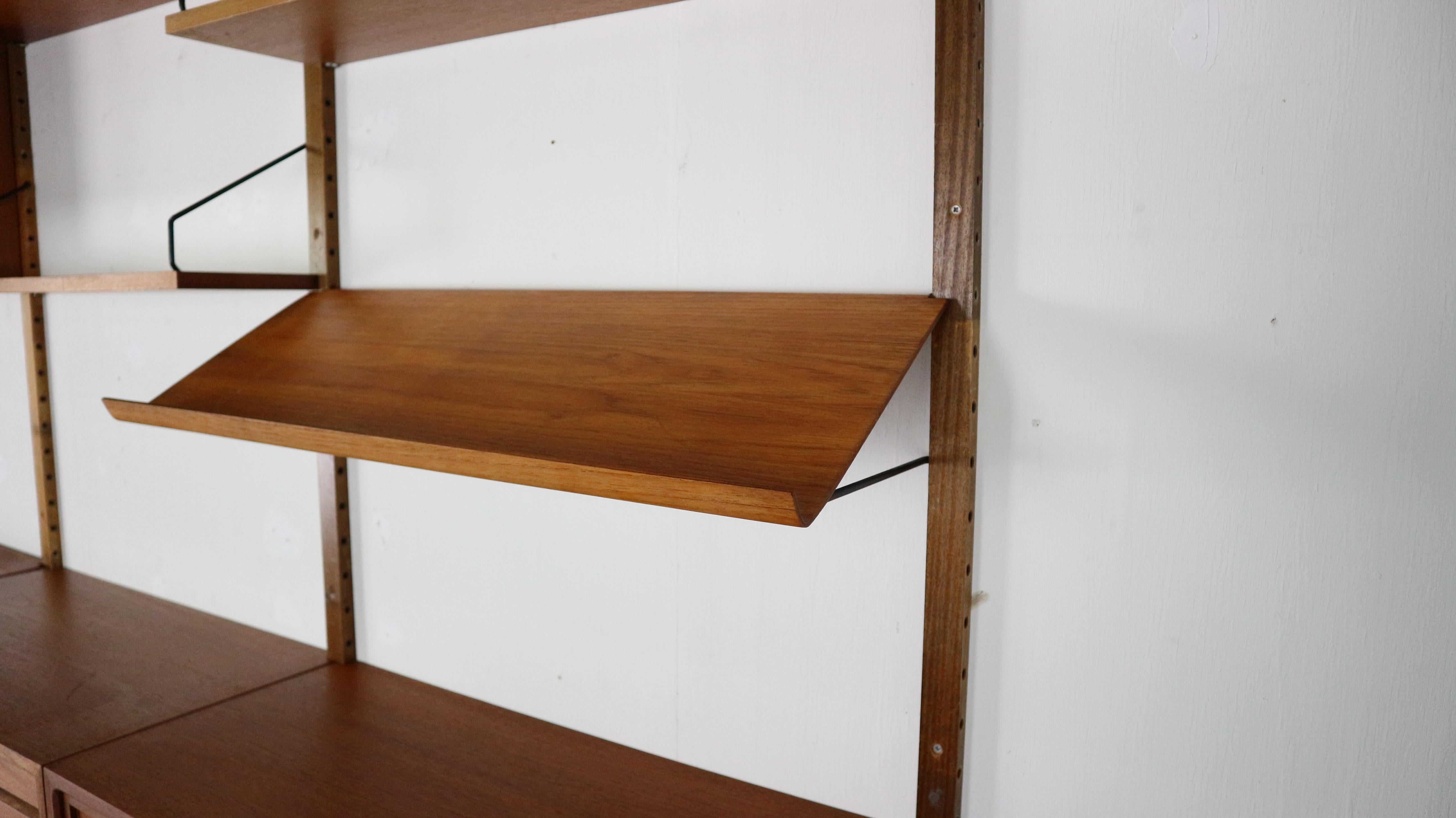 Extra Large Poul Cadovius for Royal System Wall System or Shelving Unit, 1950s 5