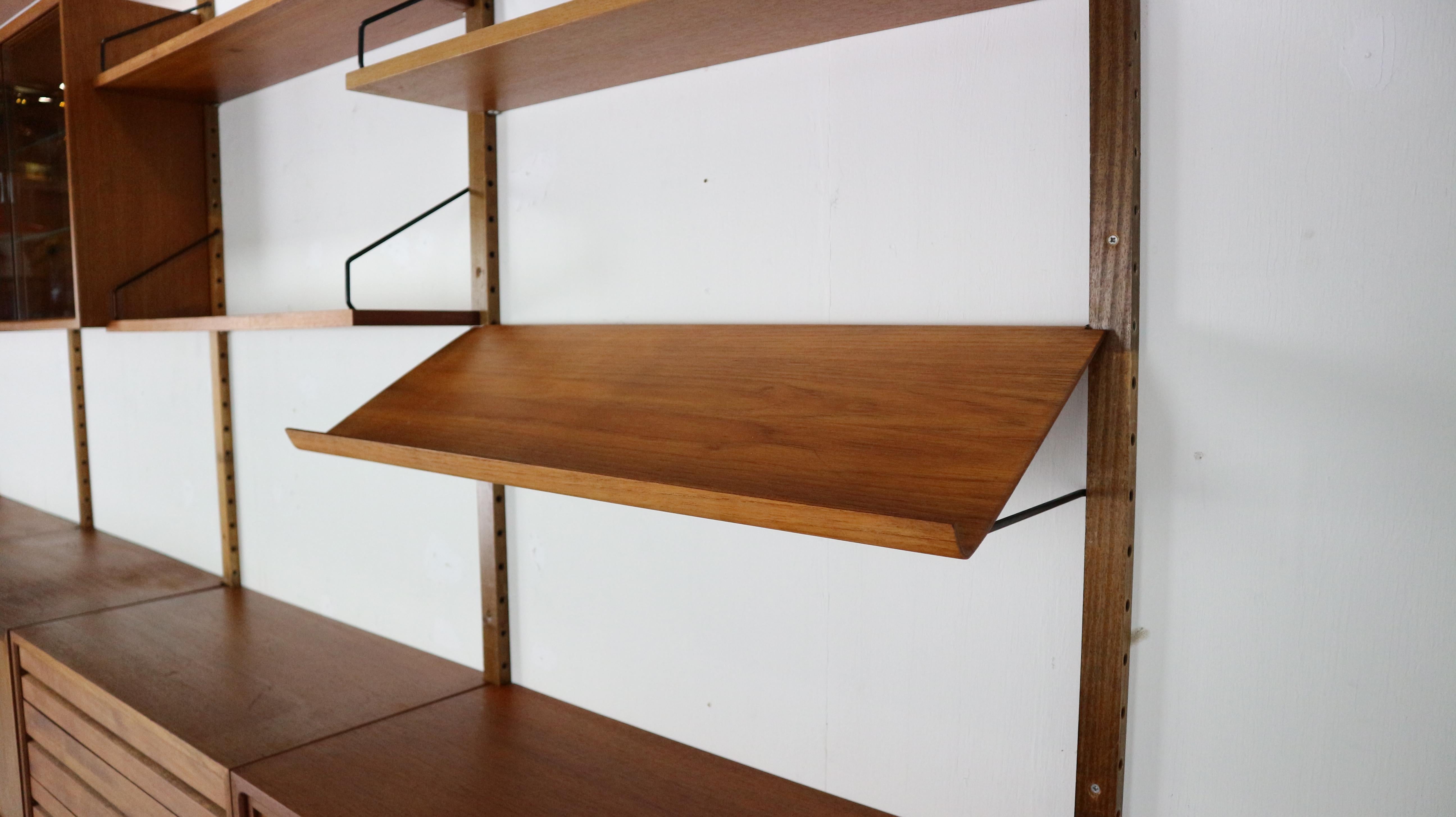 Extra Large Poul Cadovius for Royal System Wall System or Shelving Unit, 1950s 6