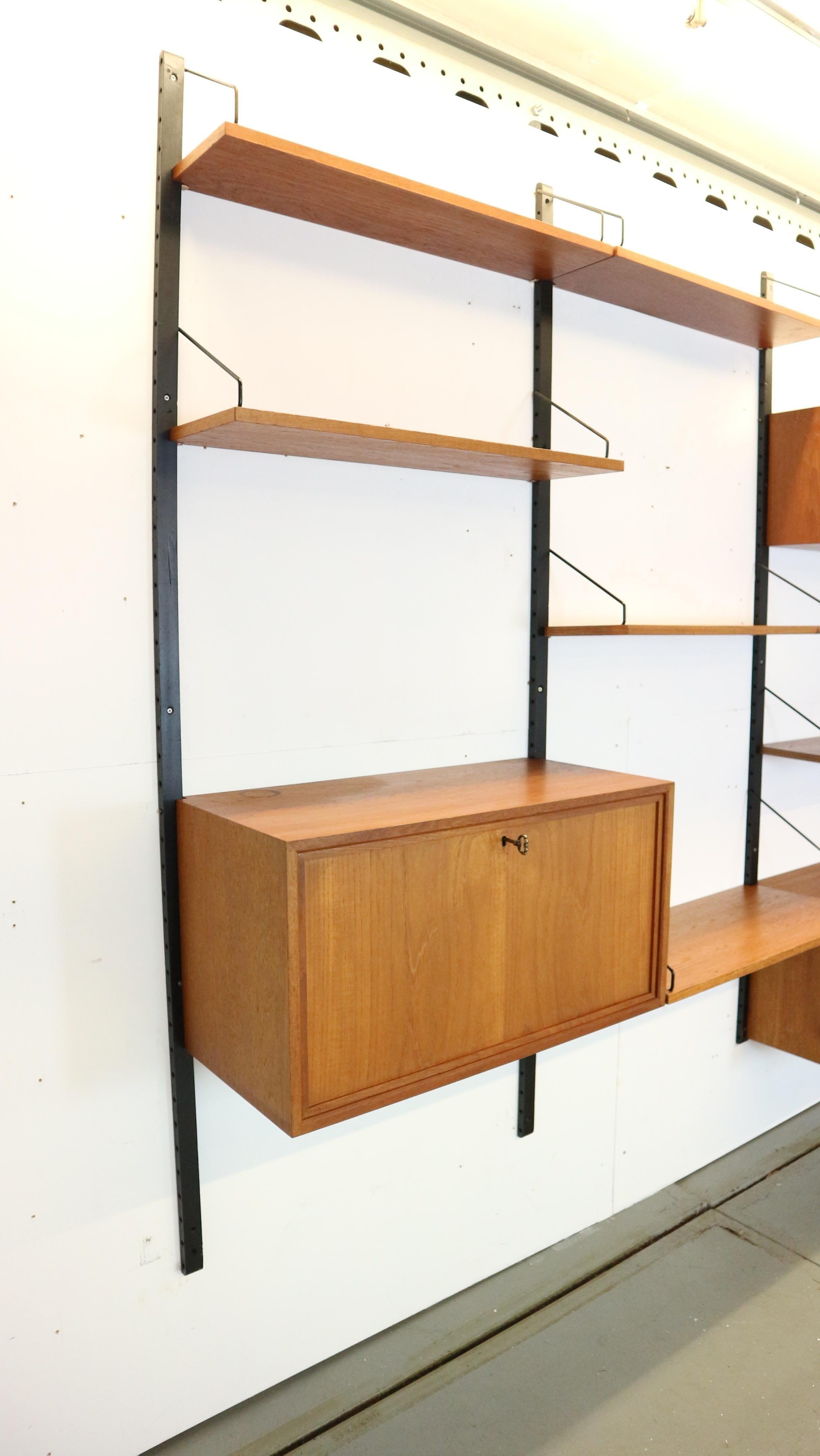 Danish Extra Large Poul Cadovius for Royal System Wall System or Shelving Unit, 1950s