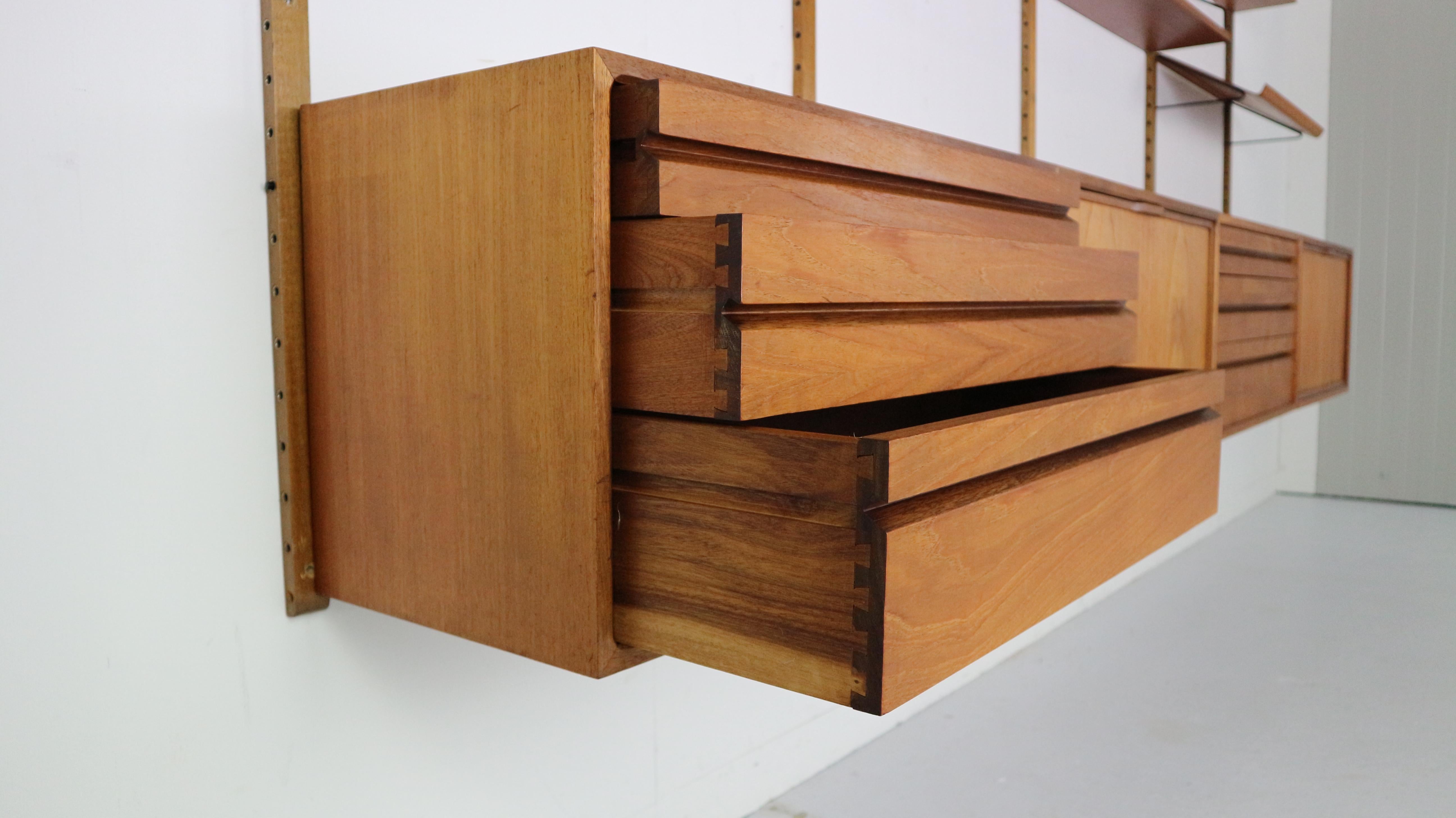 Mid-20th Century Extra Large Poul Cadovius for Royal System Wall System or Shelving Unit, 1950s