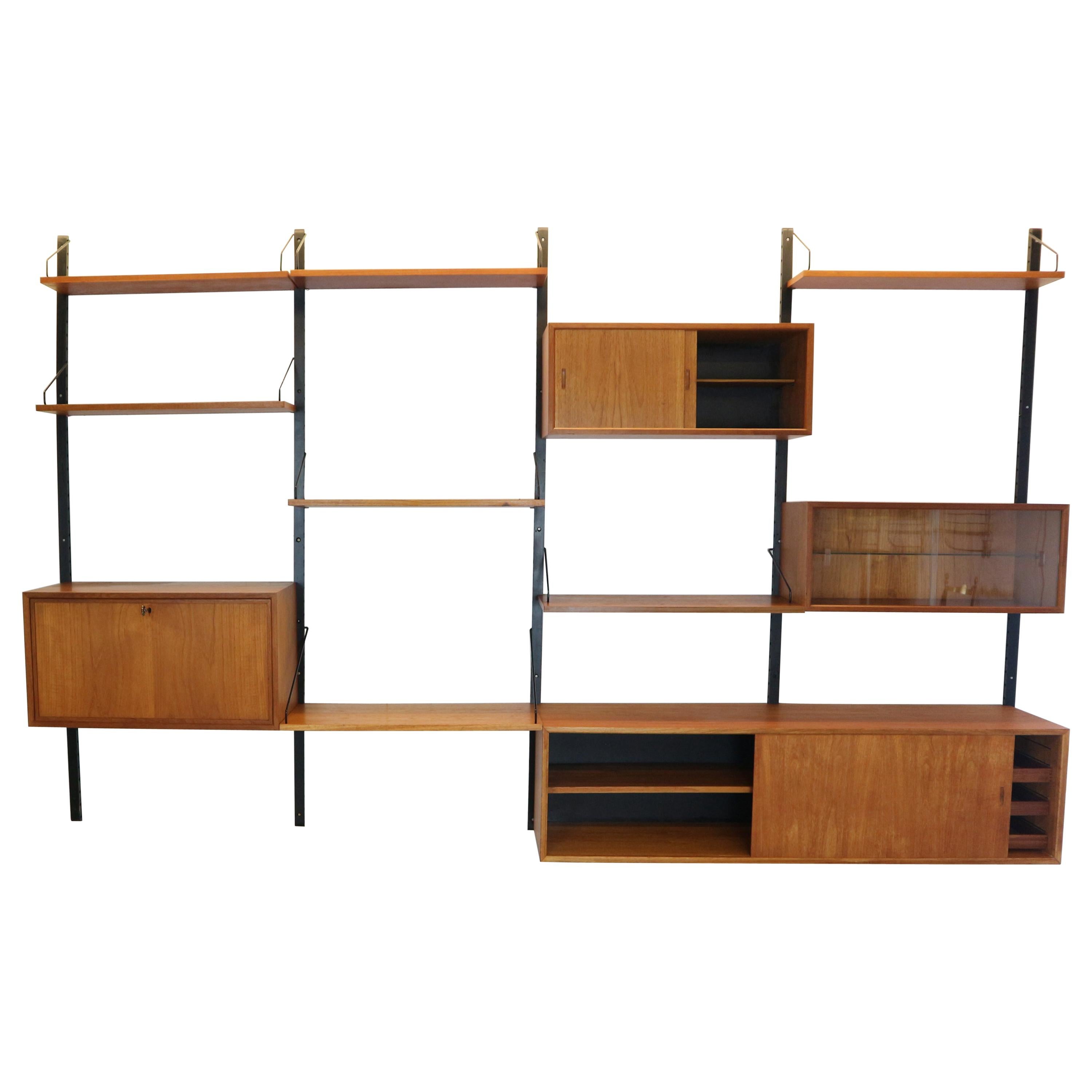 Extra Large Poul Cadovius for Royal System Wall System or Shelving Unit, 1950s